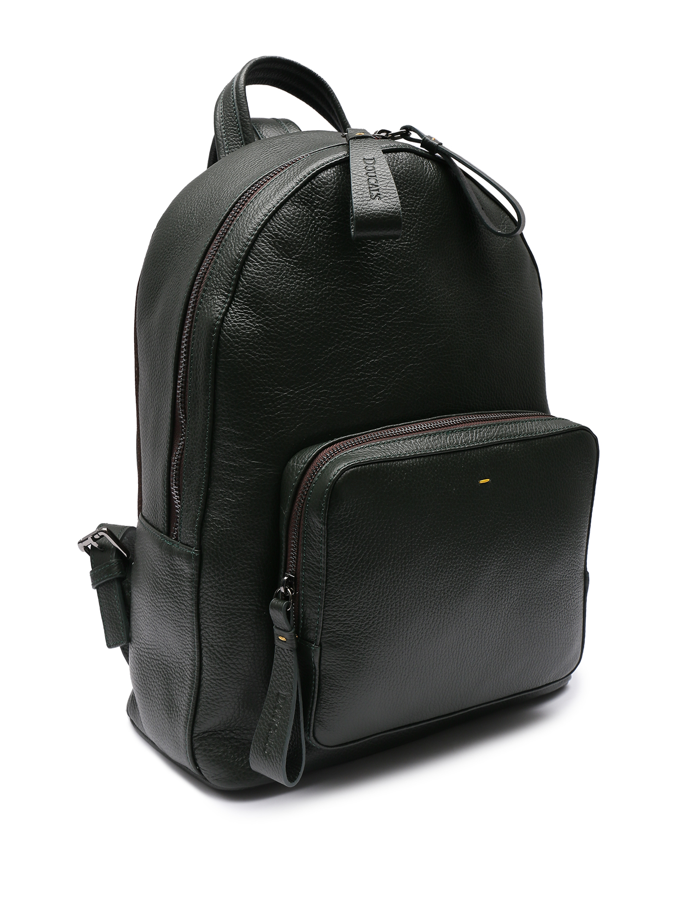 Рюкзак из кожи с регулируемыми ручками - Обтравка1