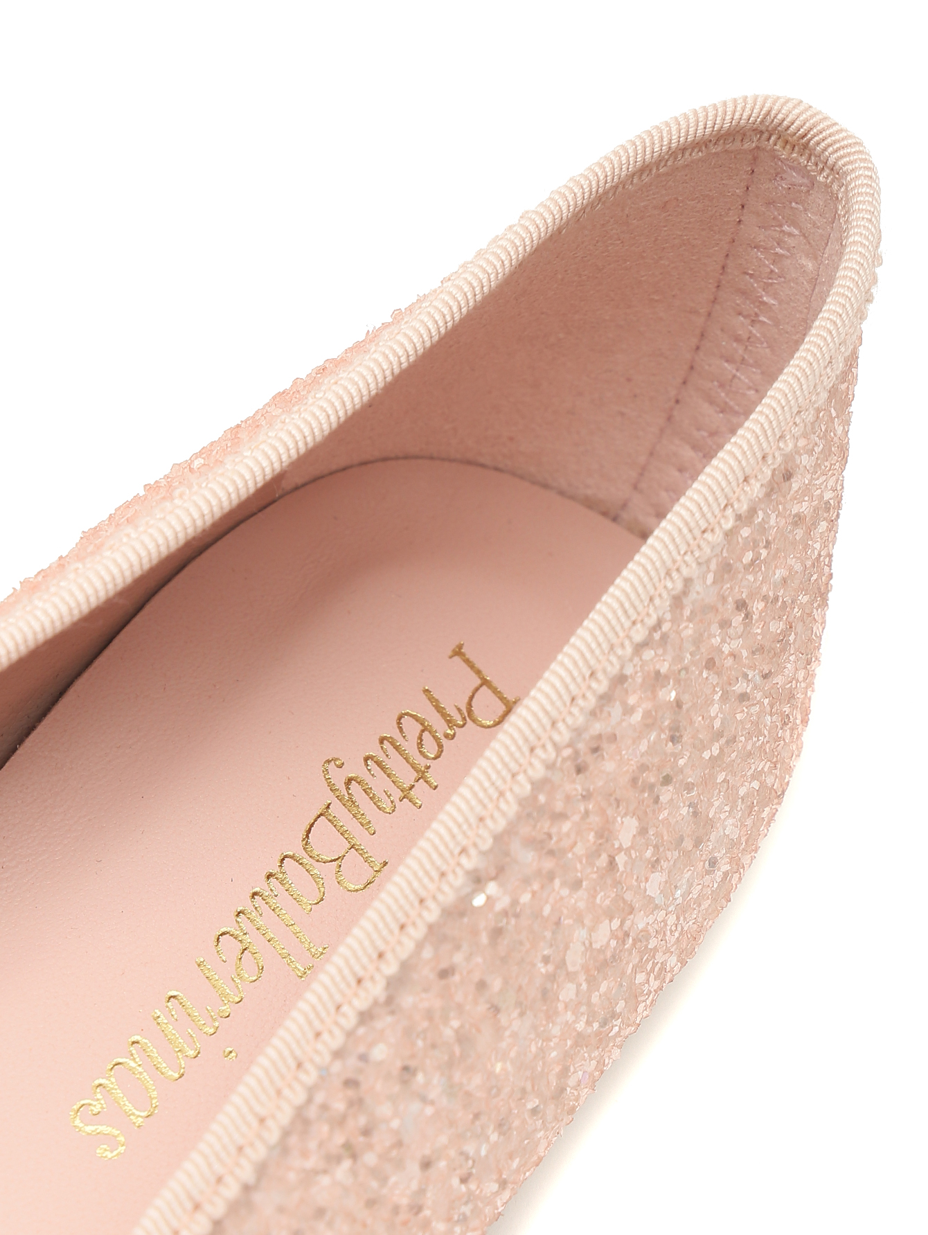 Glitter ballerinas hot sale