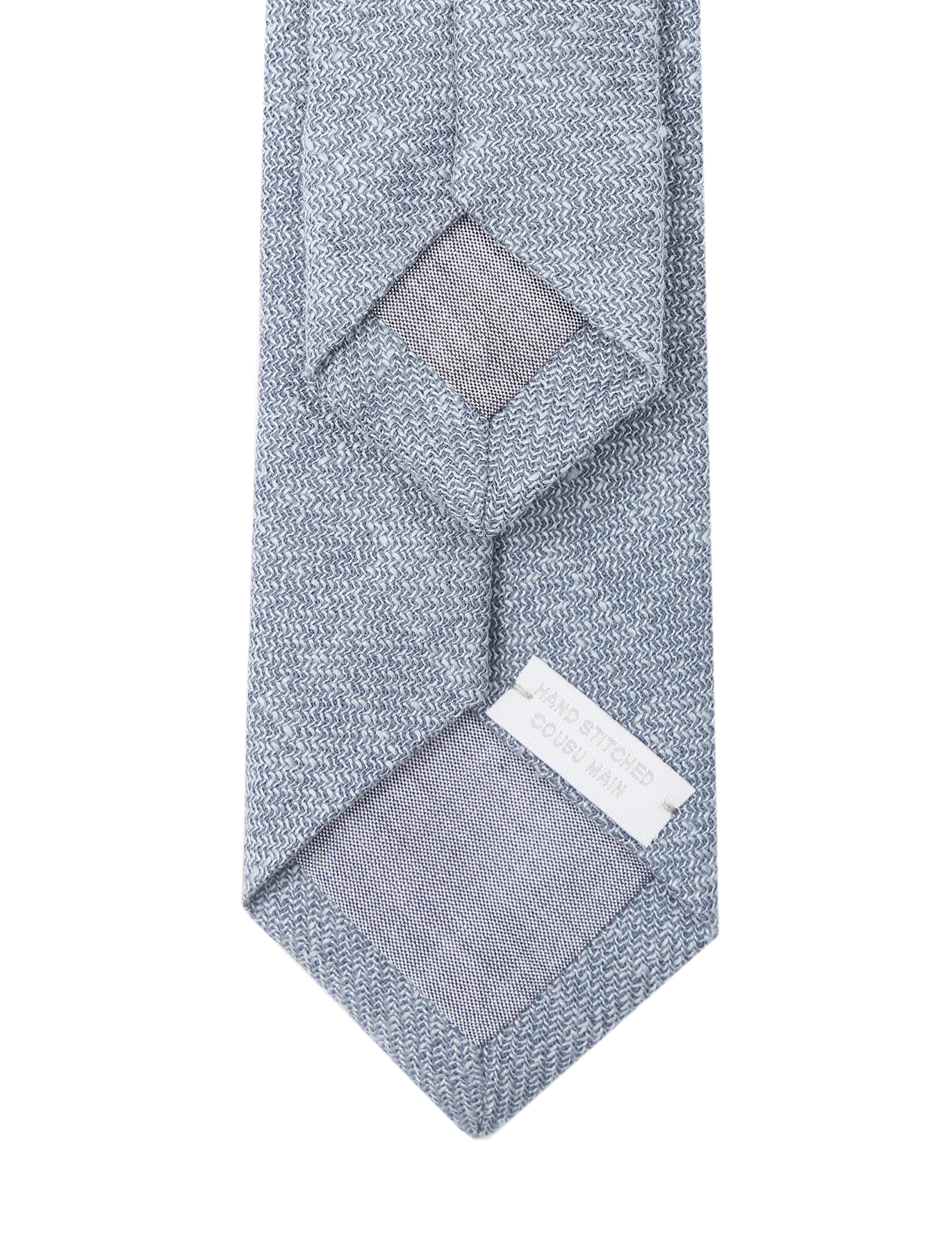 Узкий галстук из льна и шерсти  - Деталь1