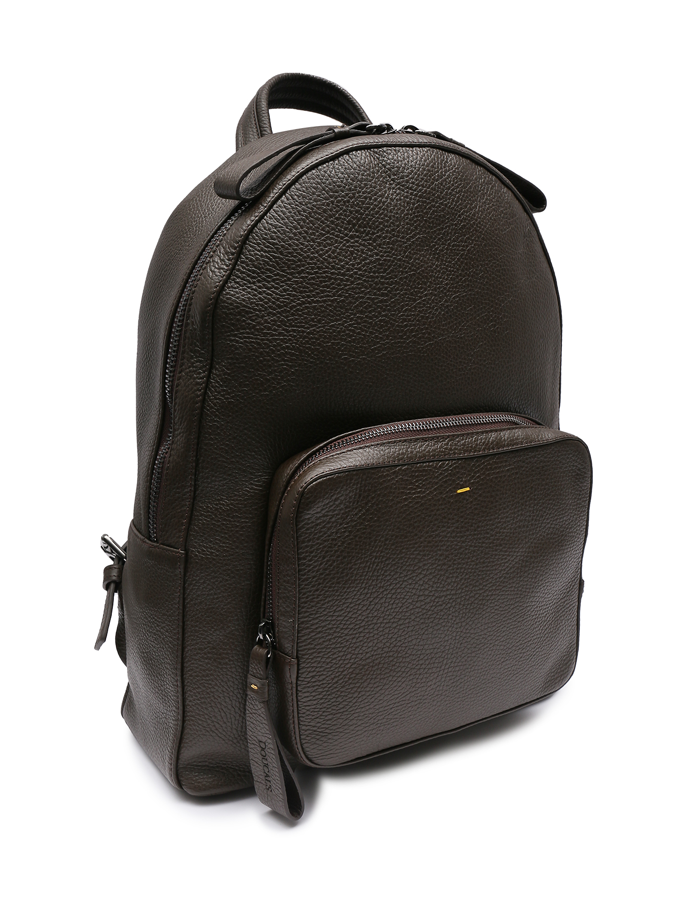 Рюкзак из кожи с регулируемыми ручками - Обтравка1