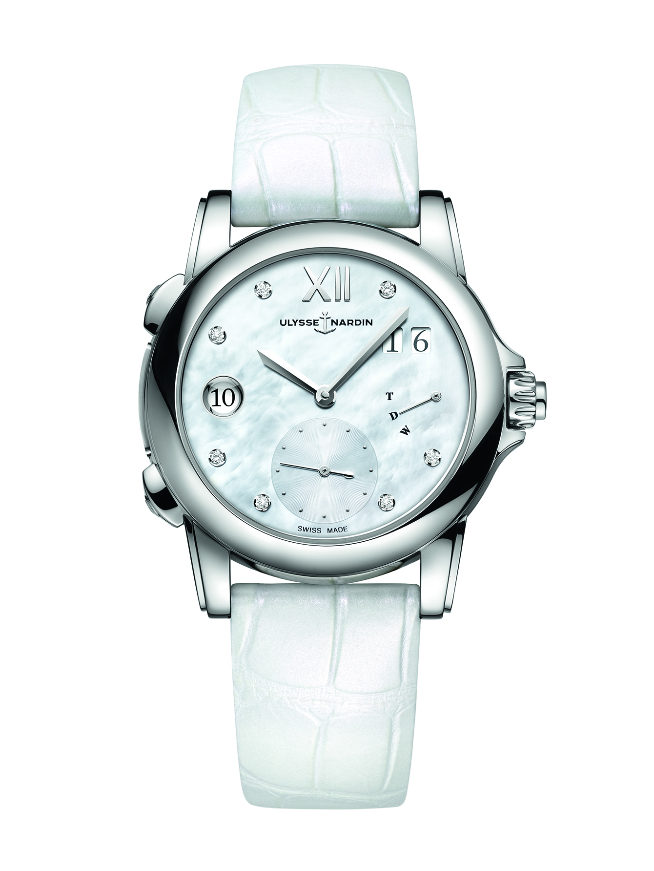 Женские часы 3243-222/390 Dual Time Ulysse Nardin (494443) купить по цене 1 180 000 руб. в интернет-магазине ГУМ