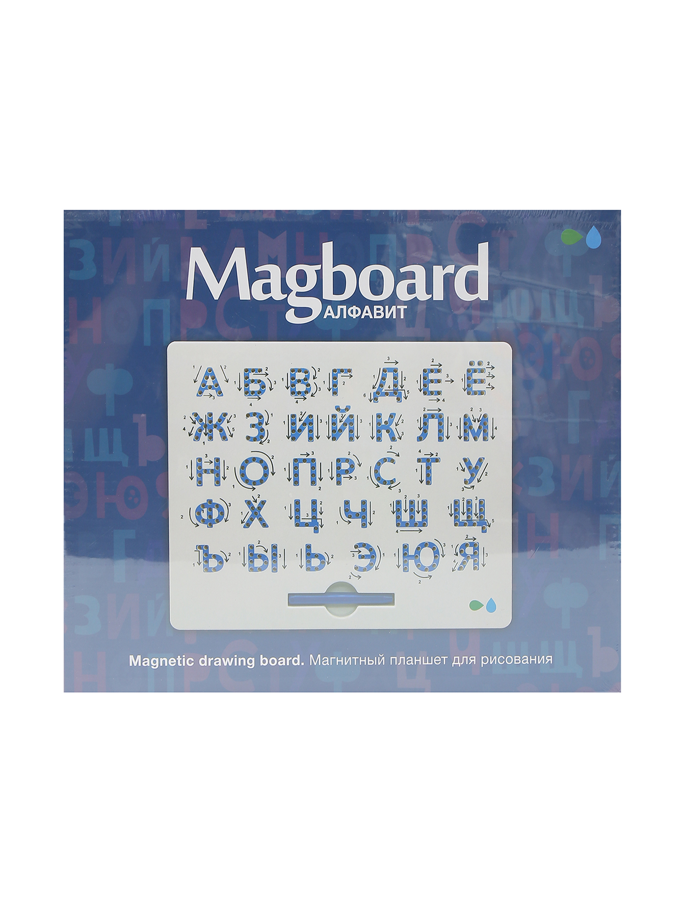 Магнитный планшет для рисования Magboard Алфавит - Общий вид