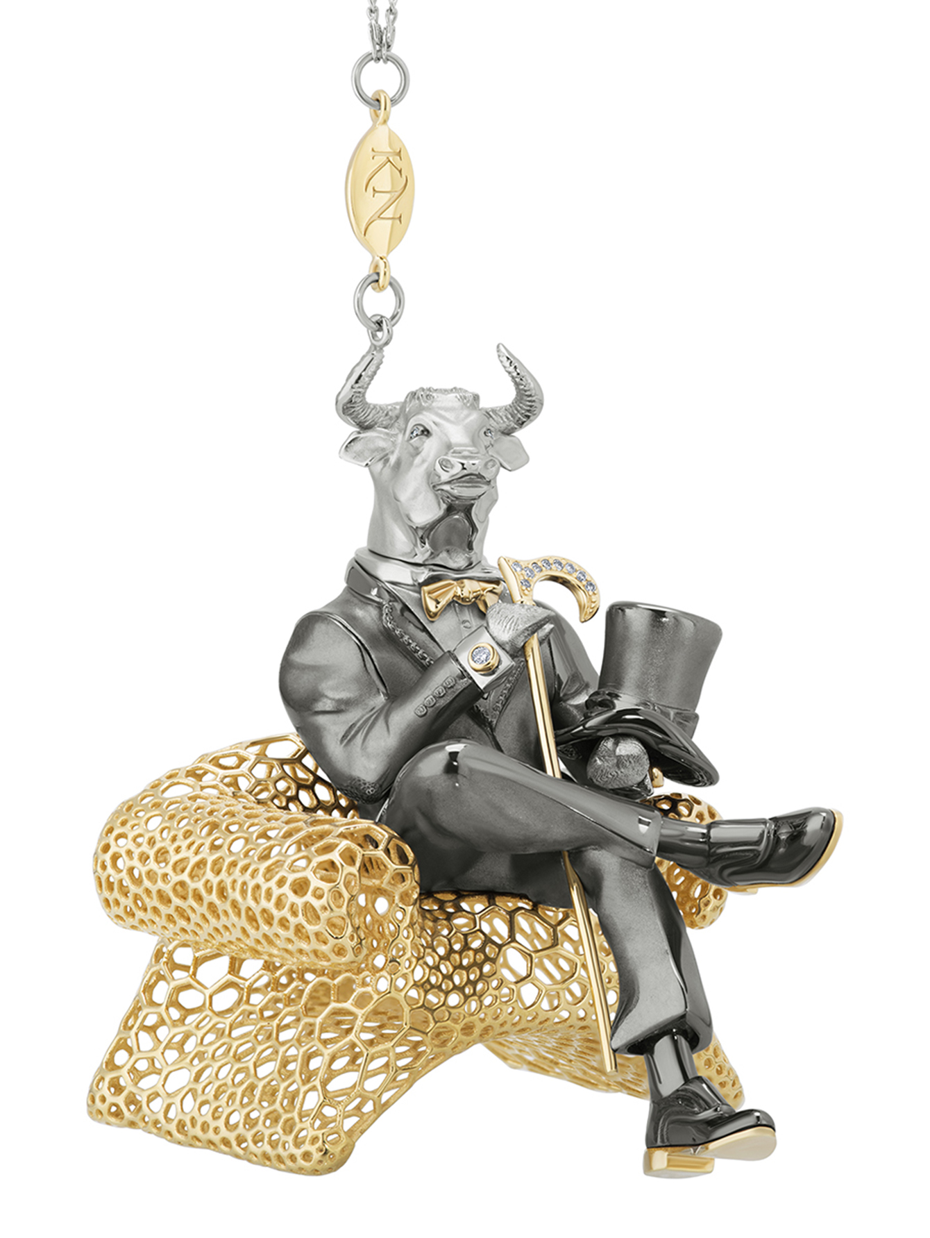 Ёлочная игрушка "Бык" - Общий вид