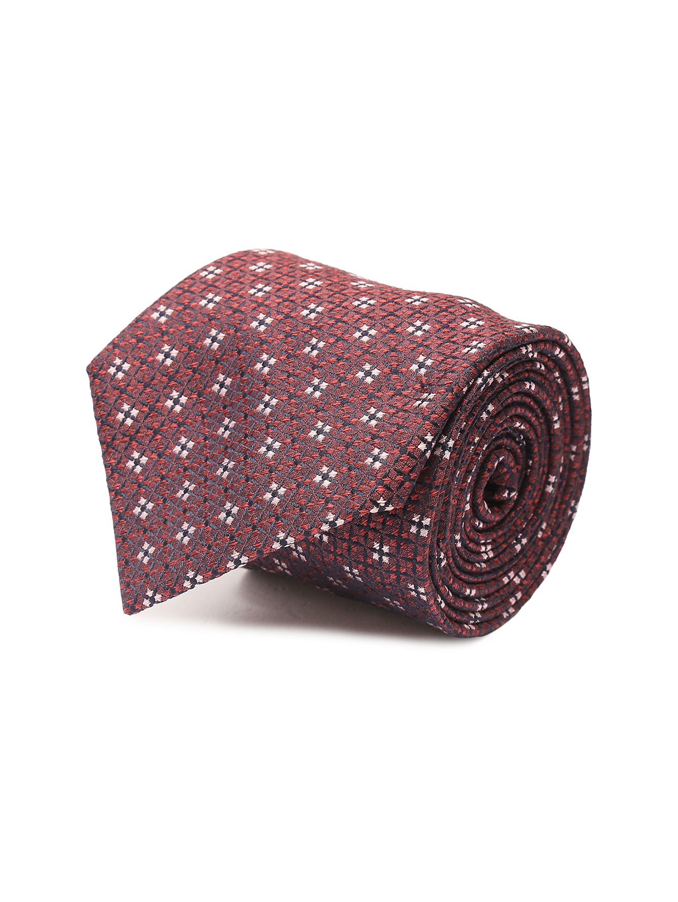 Галстук из шелка с узором  - Общий вид