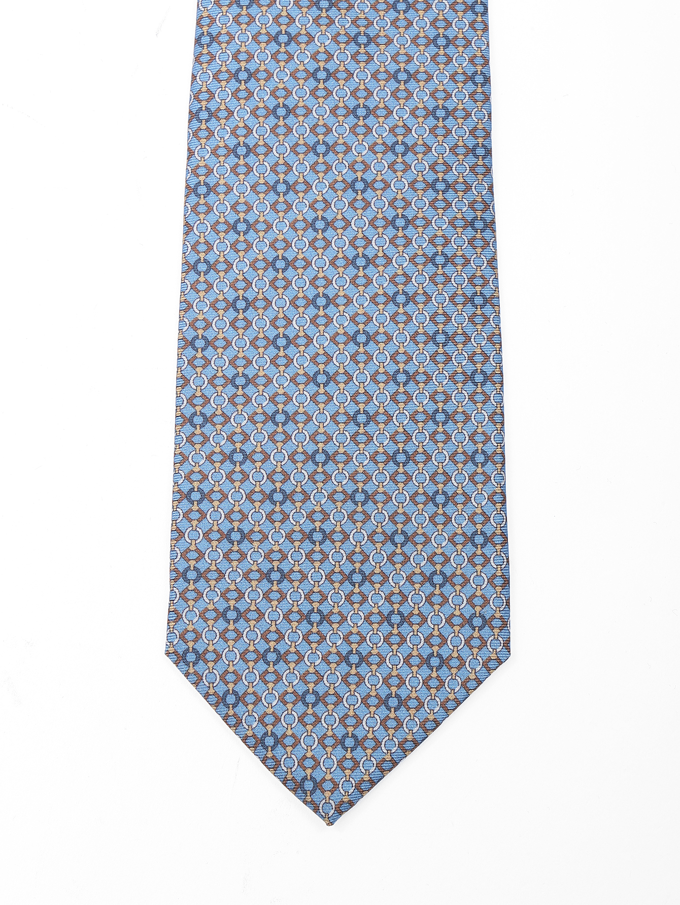 Галстук из шелка с узором - Деталь