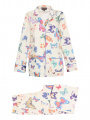 Пижама из хлопка с узором - Общий вид