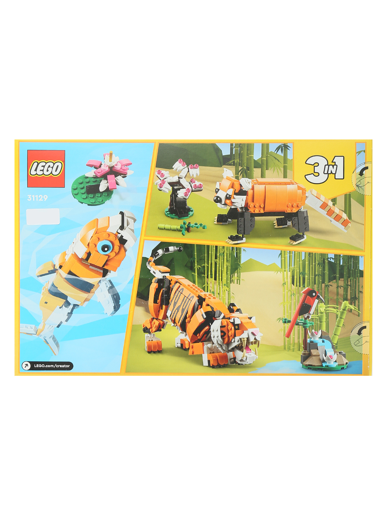 Конструктор детский LEGO Creator 3-in-1 Lego оранжевый (728530) купить по  цене 8 700 руб. в интернет-магазине ГУМ