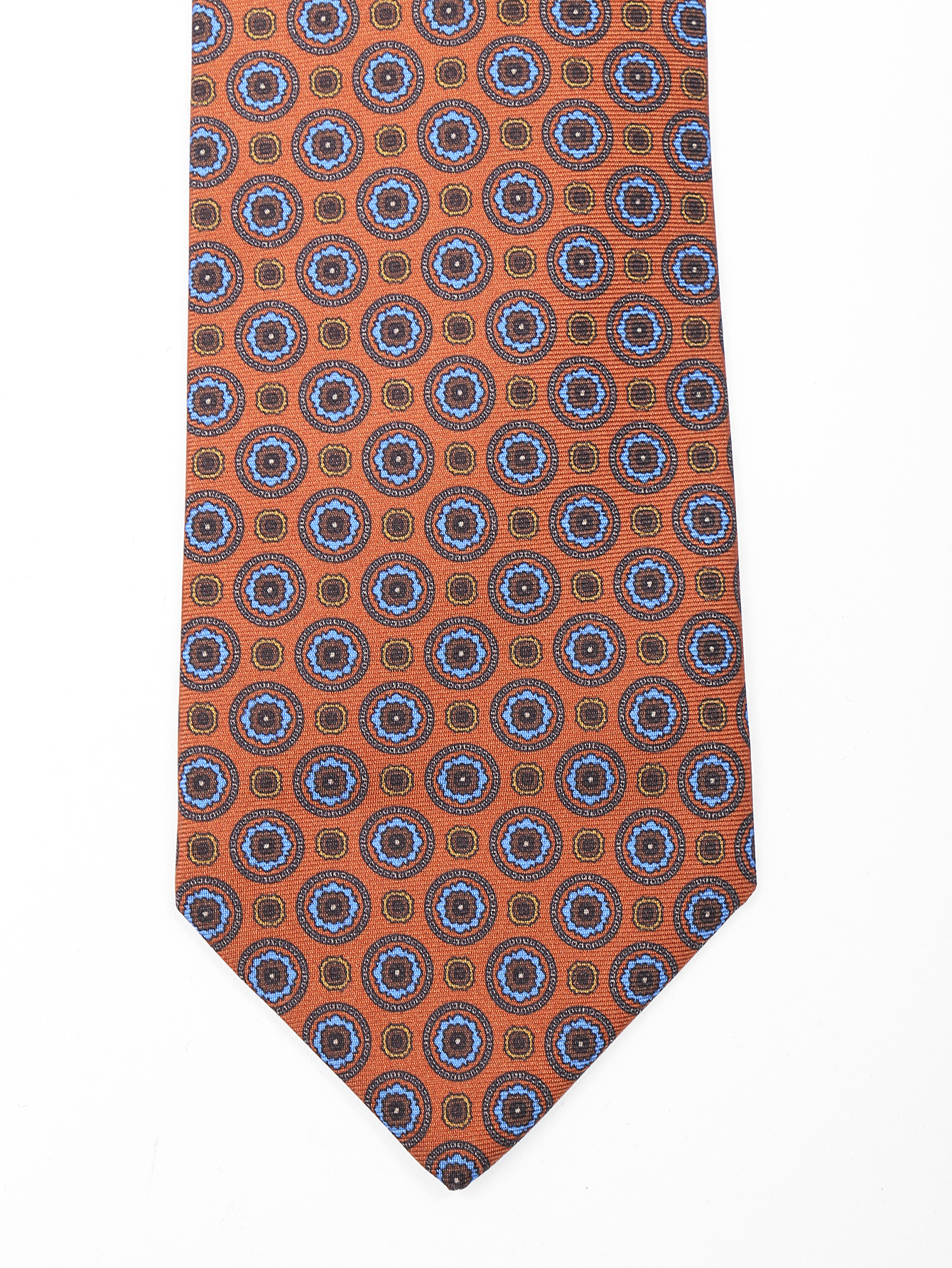 Галстук из шелка с узором - Деталь