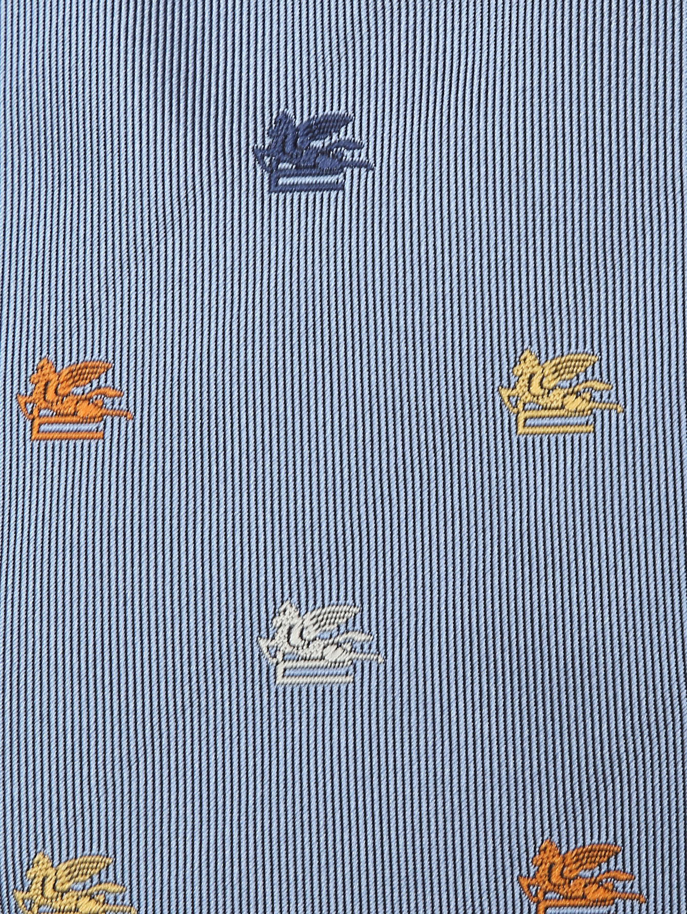 Галстук из шелка с узором - Деталь