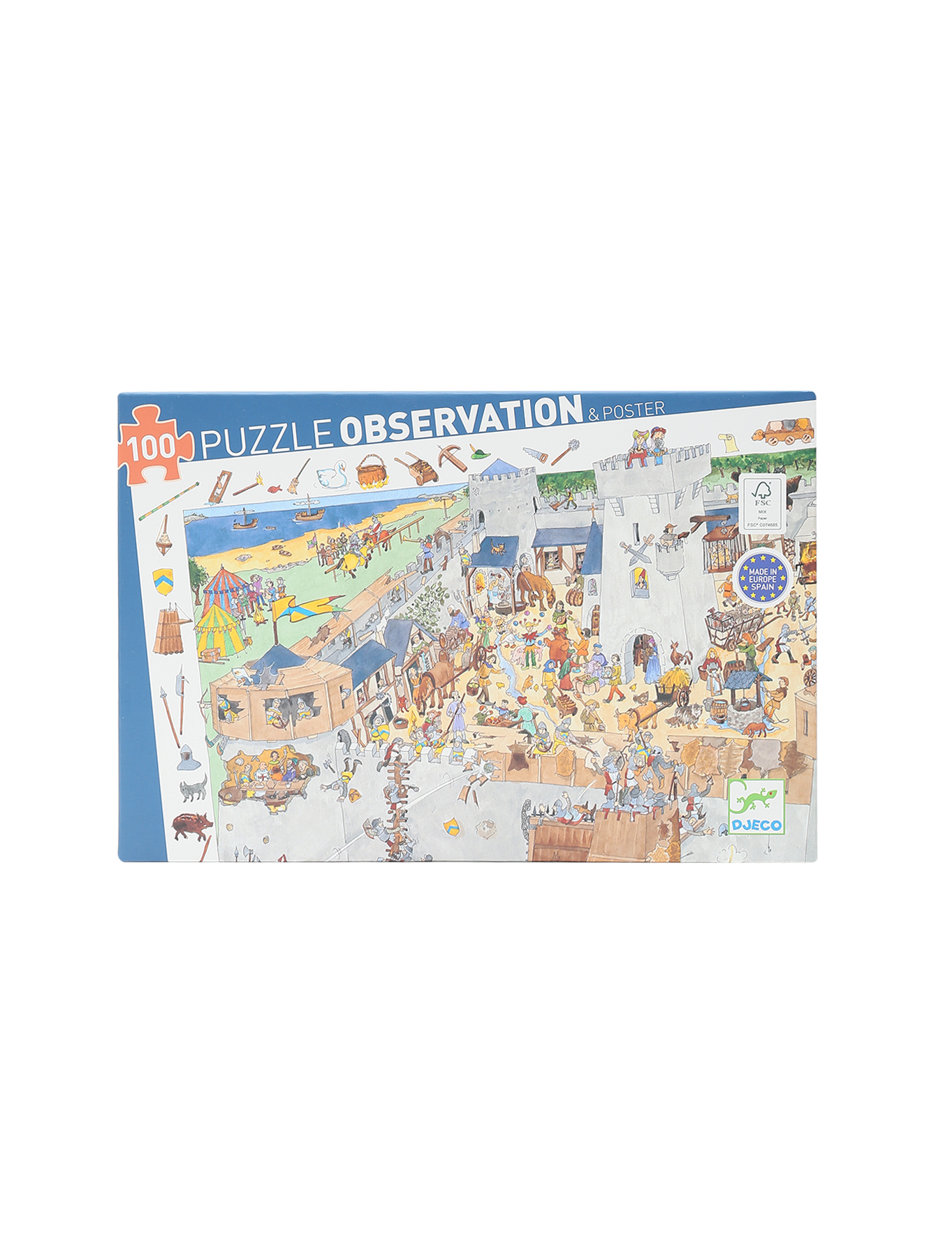 Пазл серии OBSERVATION PUZZLES "Замок-форт" - Общий вид