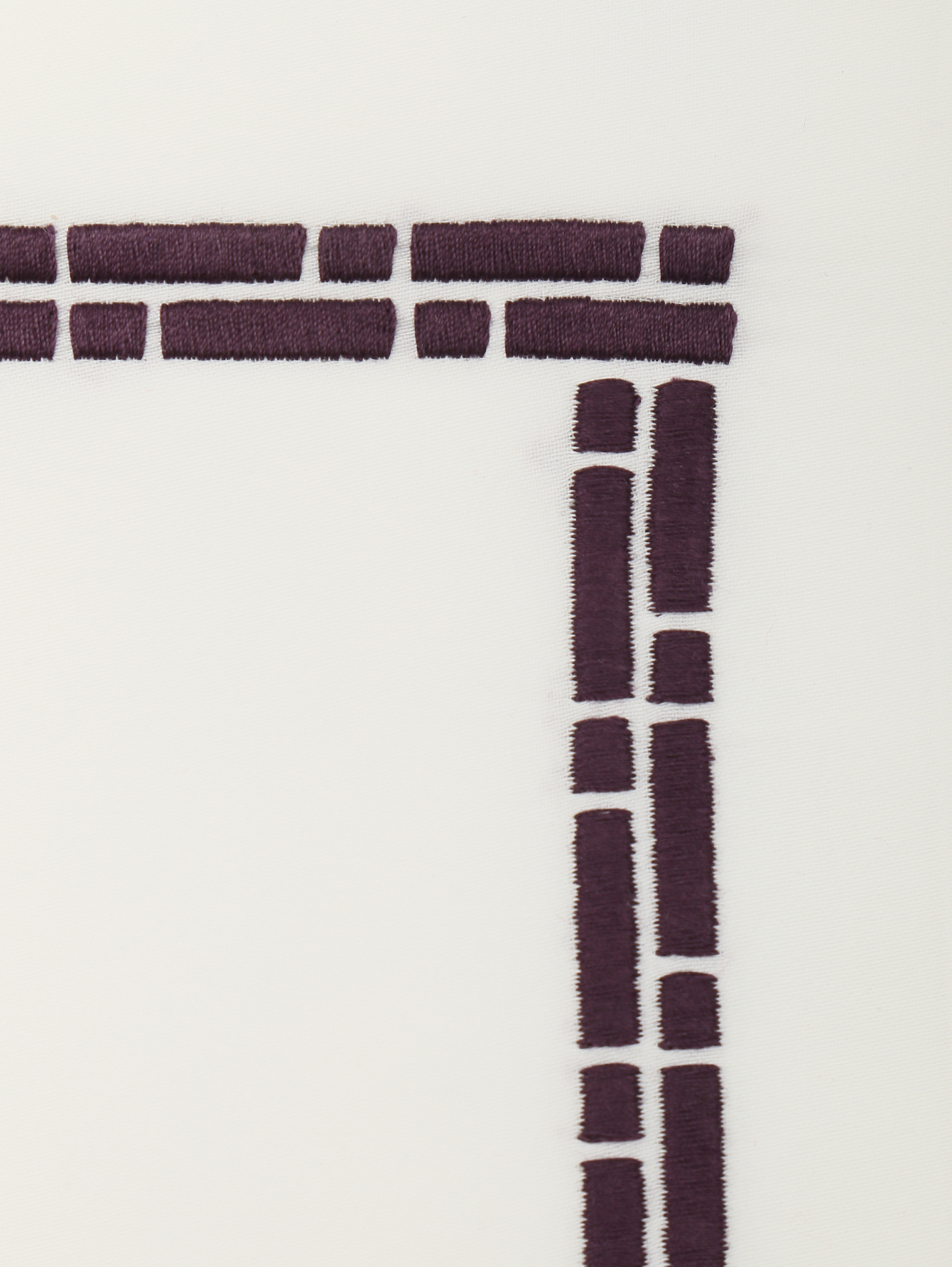 Пододеяльник из хлопка с вышивкой - Деталь1