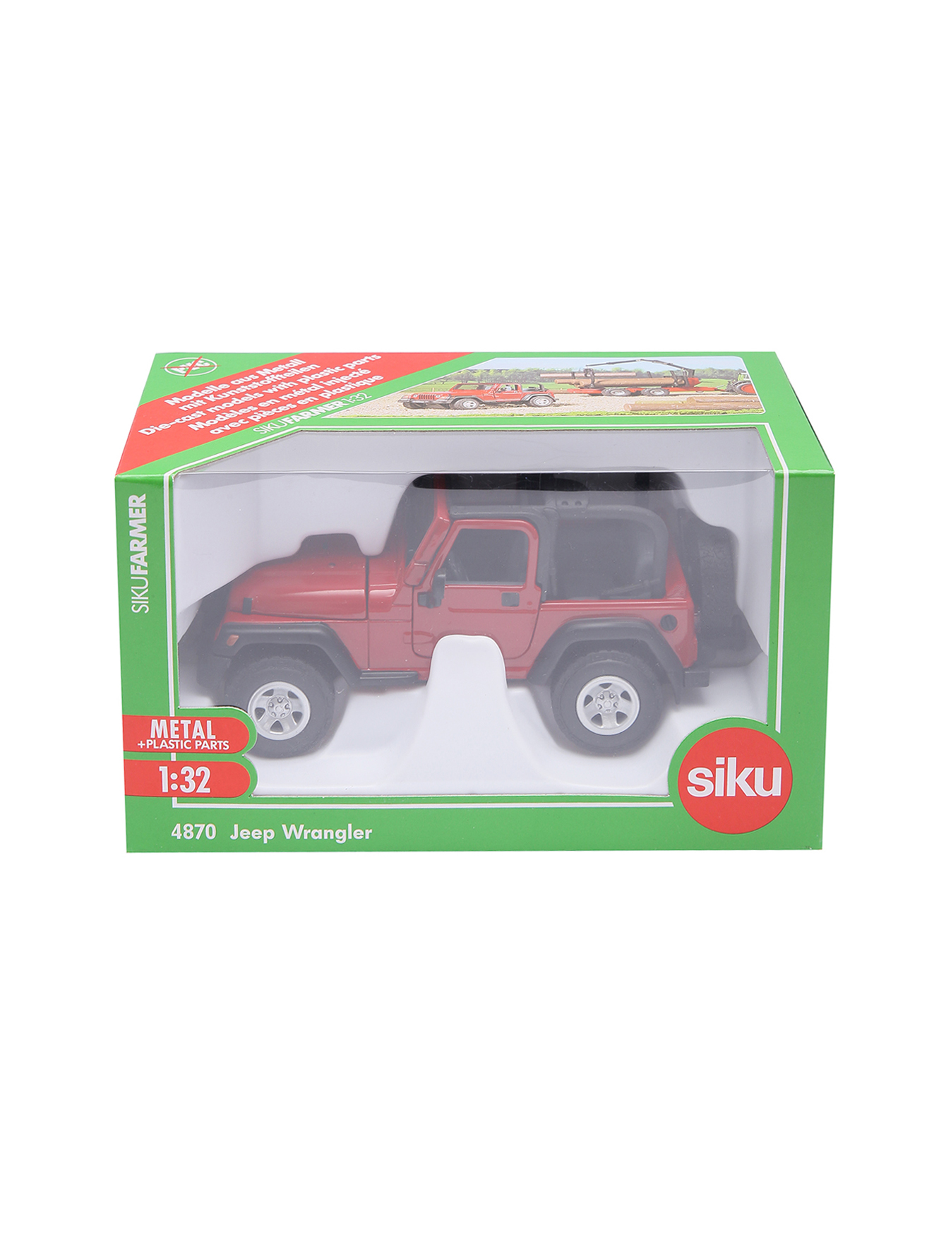 Машина Jeep Wrangler Siku красная (596658) купить по цене 3 800 руб. в  интернет-магазине ГУМ