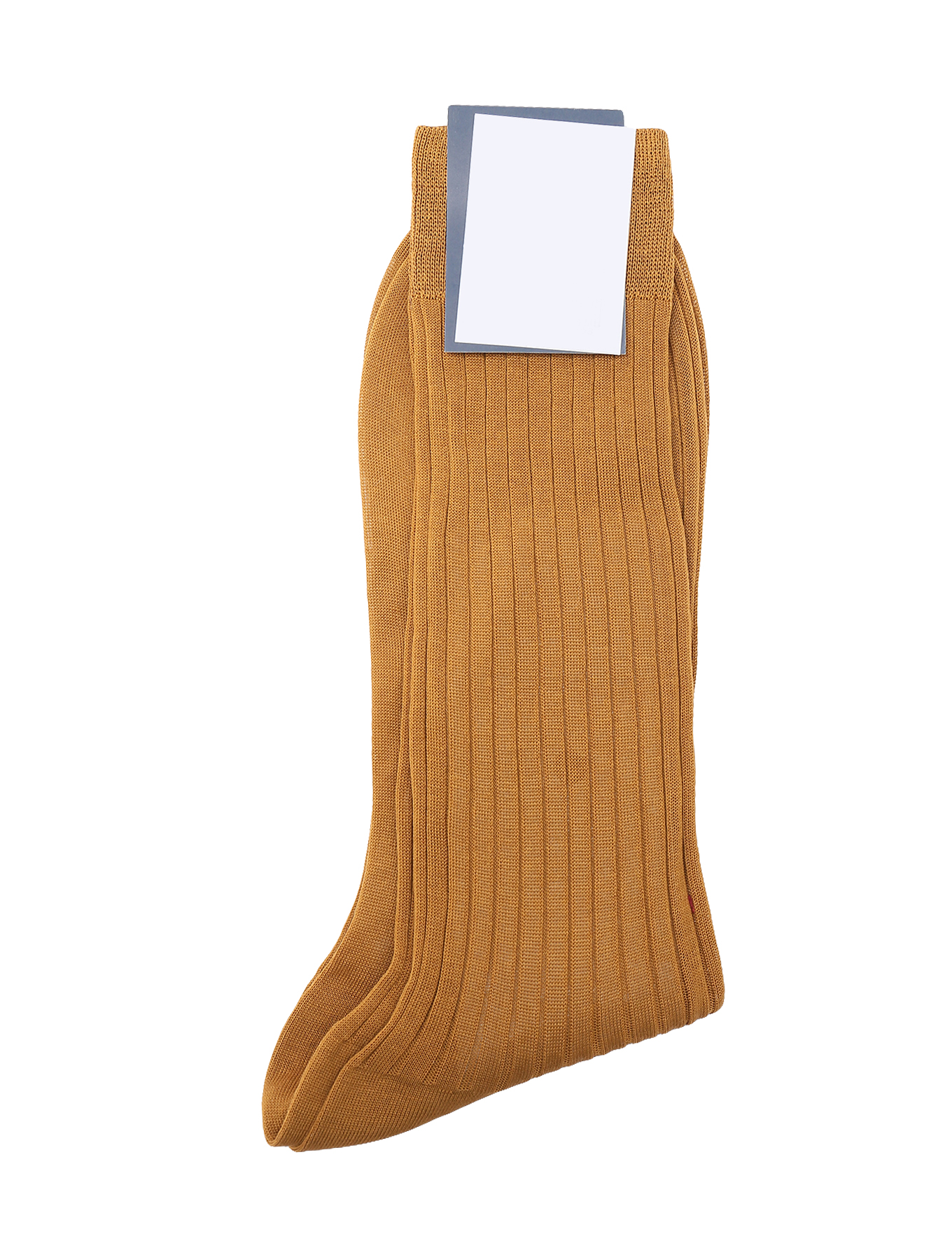 Носки из хлопка в крупный рубчик  - Общий вид