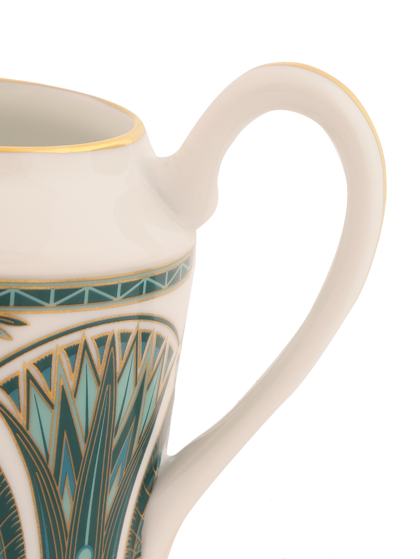 Молочник из фарфора с узором - Деталь1