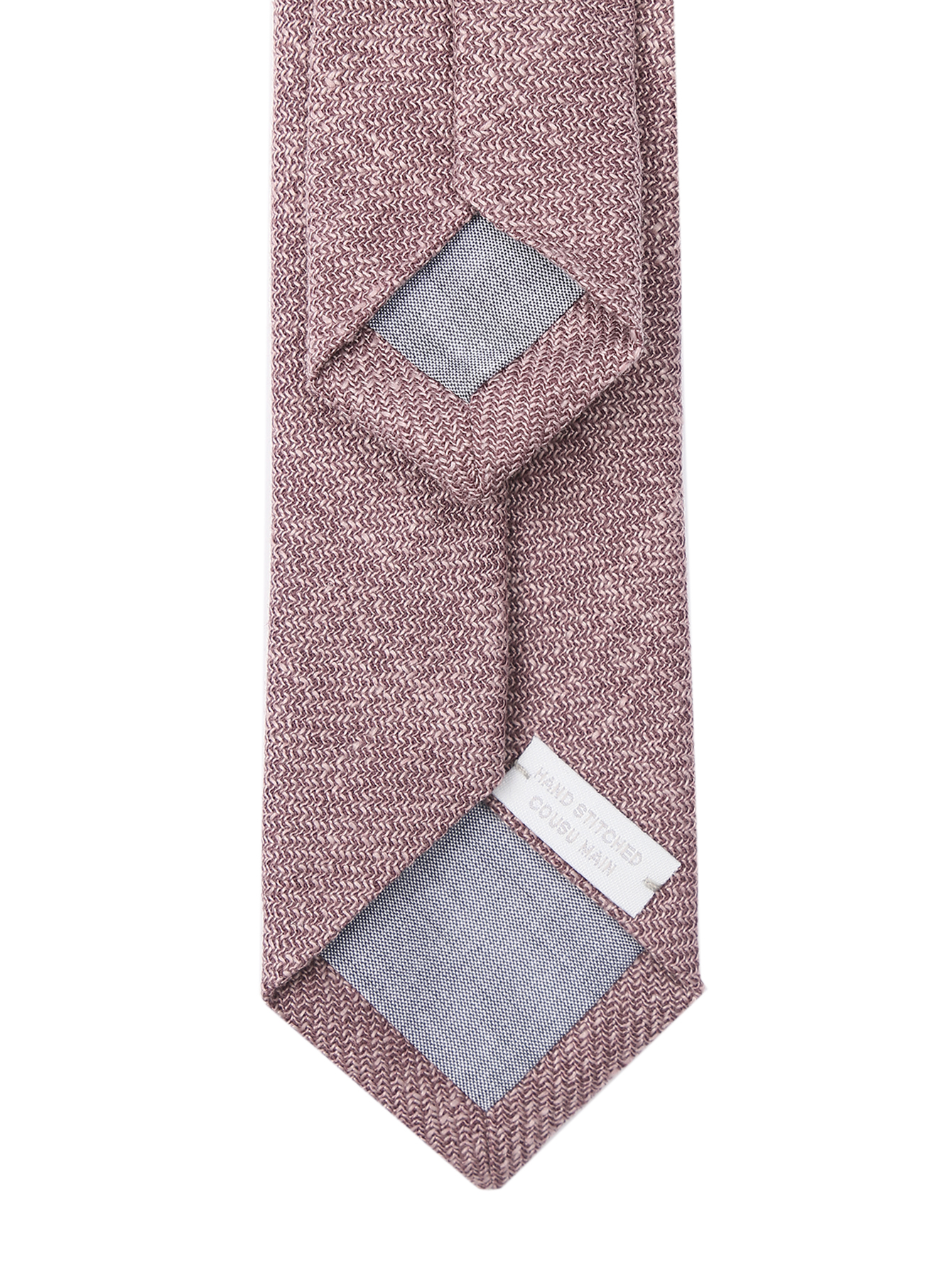 Узкий галстук из льна и шерсти  - Деталь1