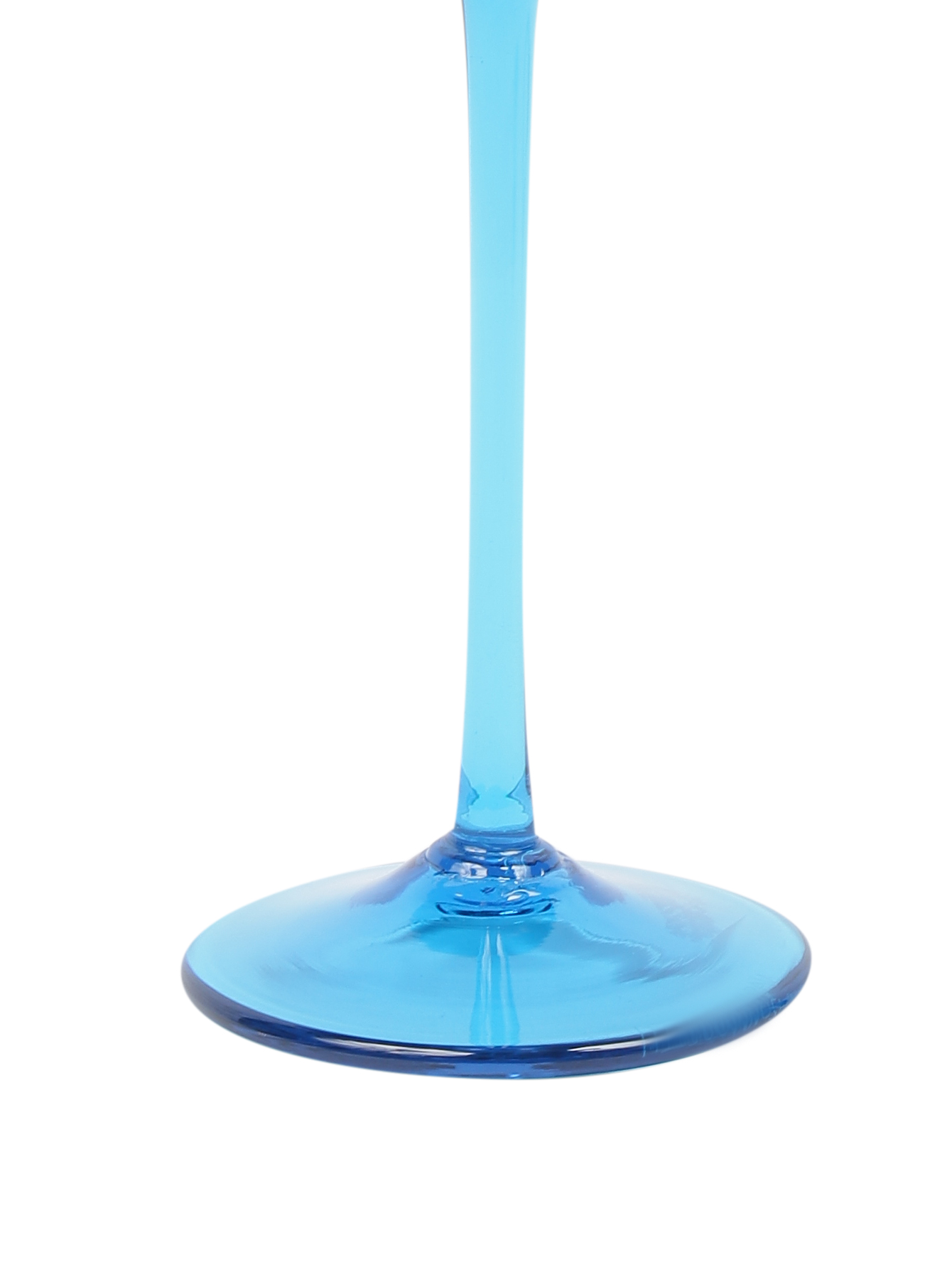 Бокал для шампанского из цветного стекла  - Деталь1