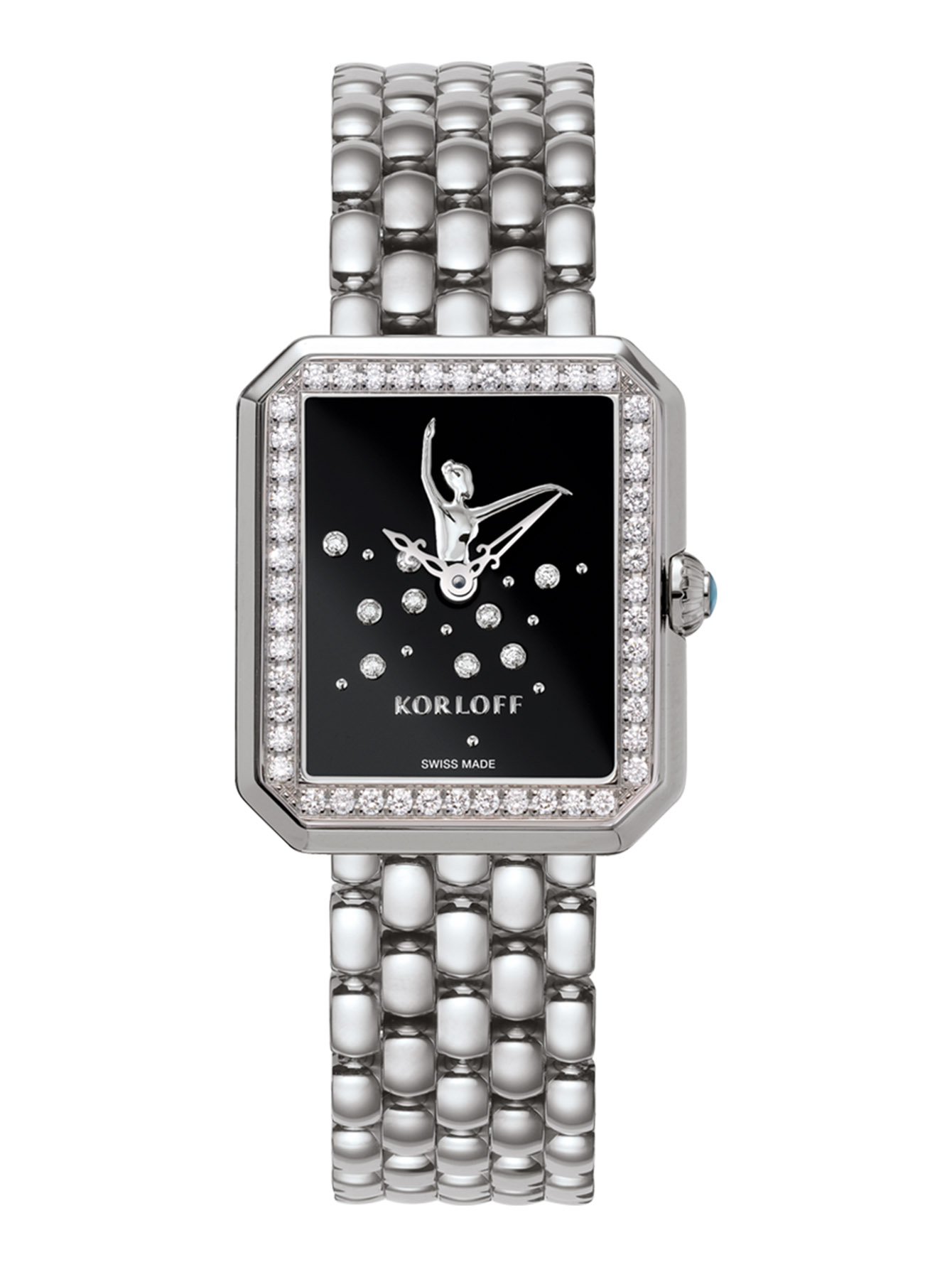 Часы кварцевые на стальном браслете - Общий вид