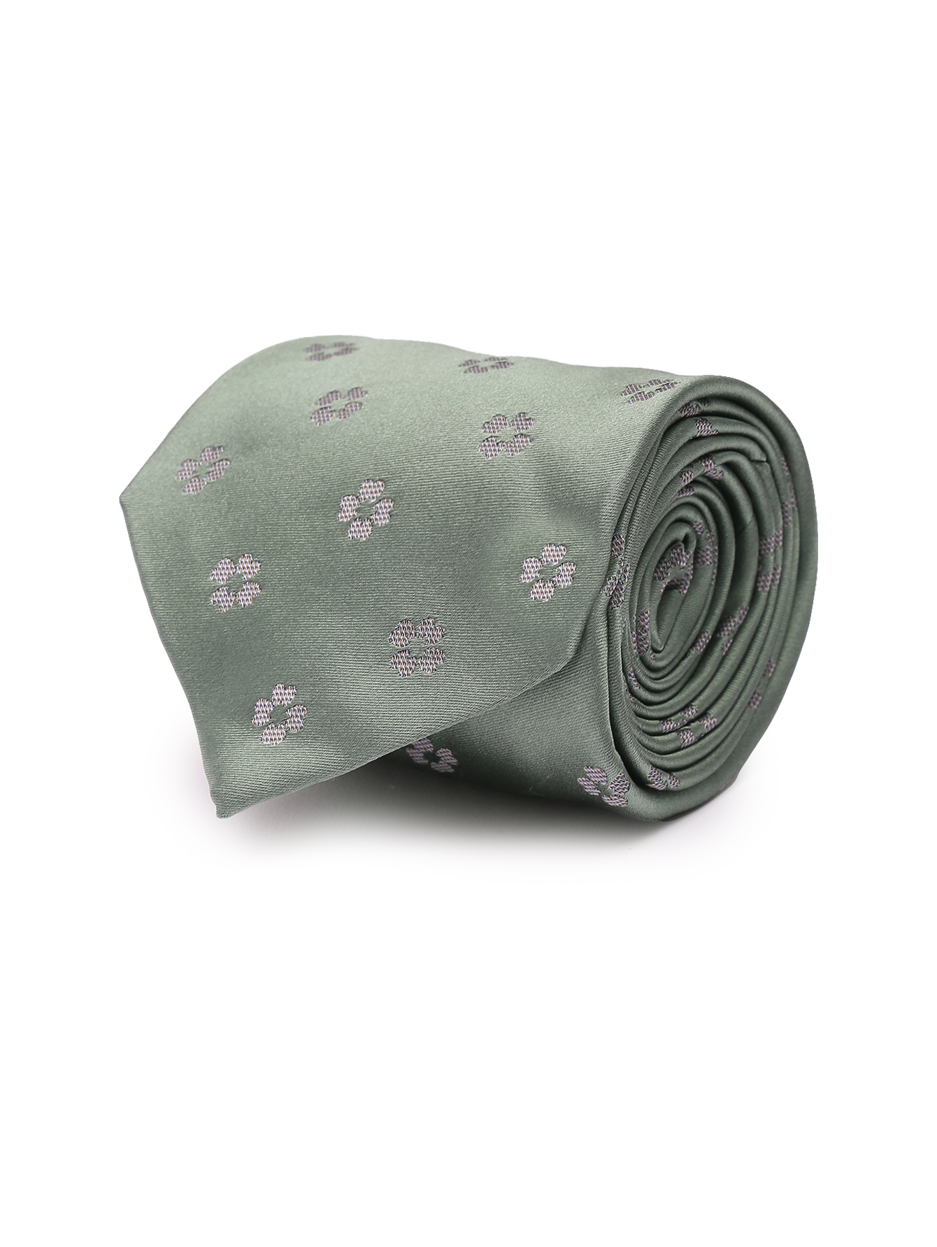 Галстук из шелка с узором - Общий вид