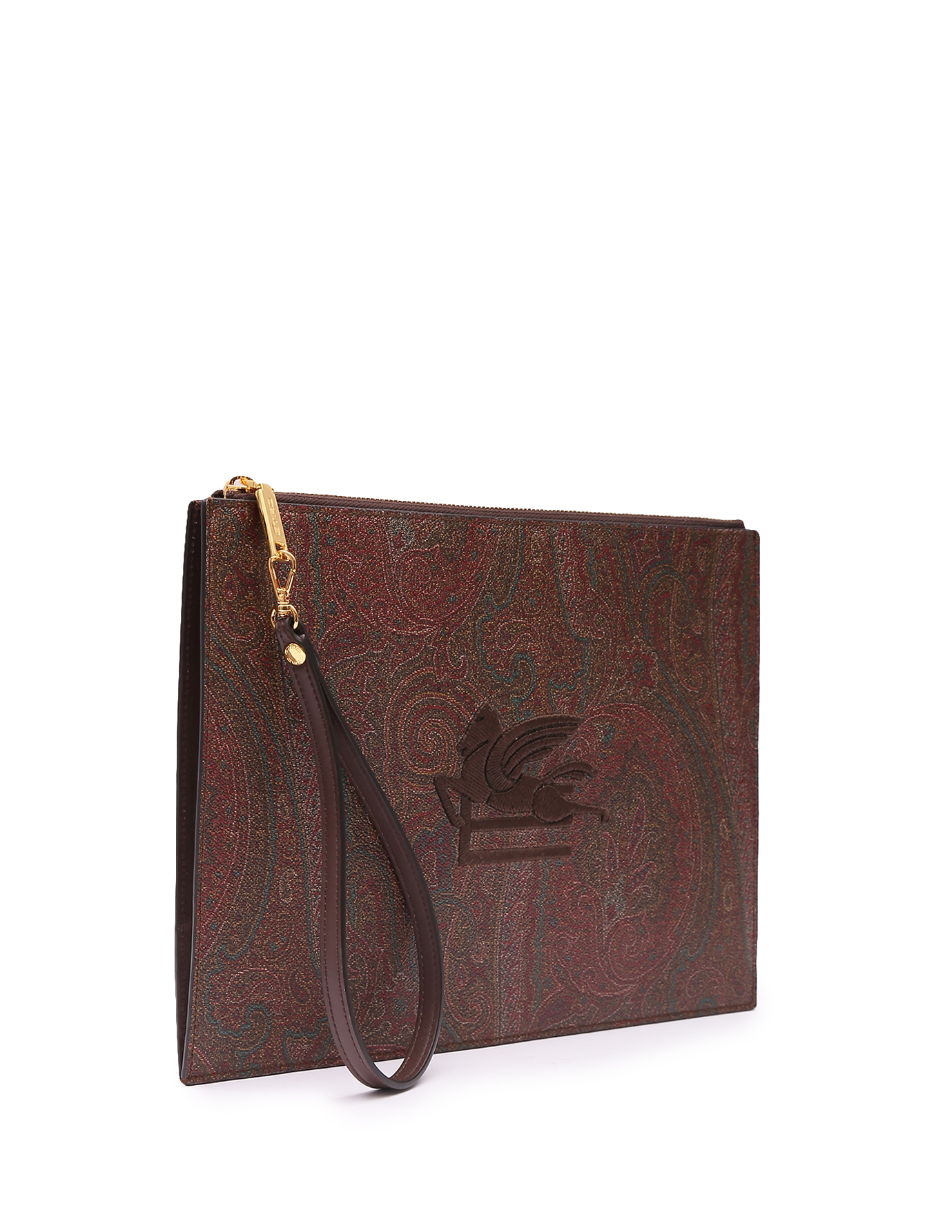 Клатч с узором пейсли и вышивкой  - Обтравка2