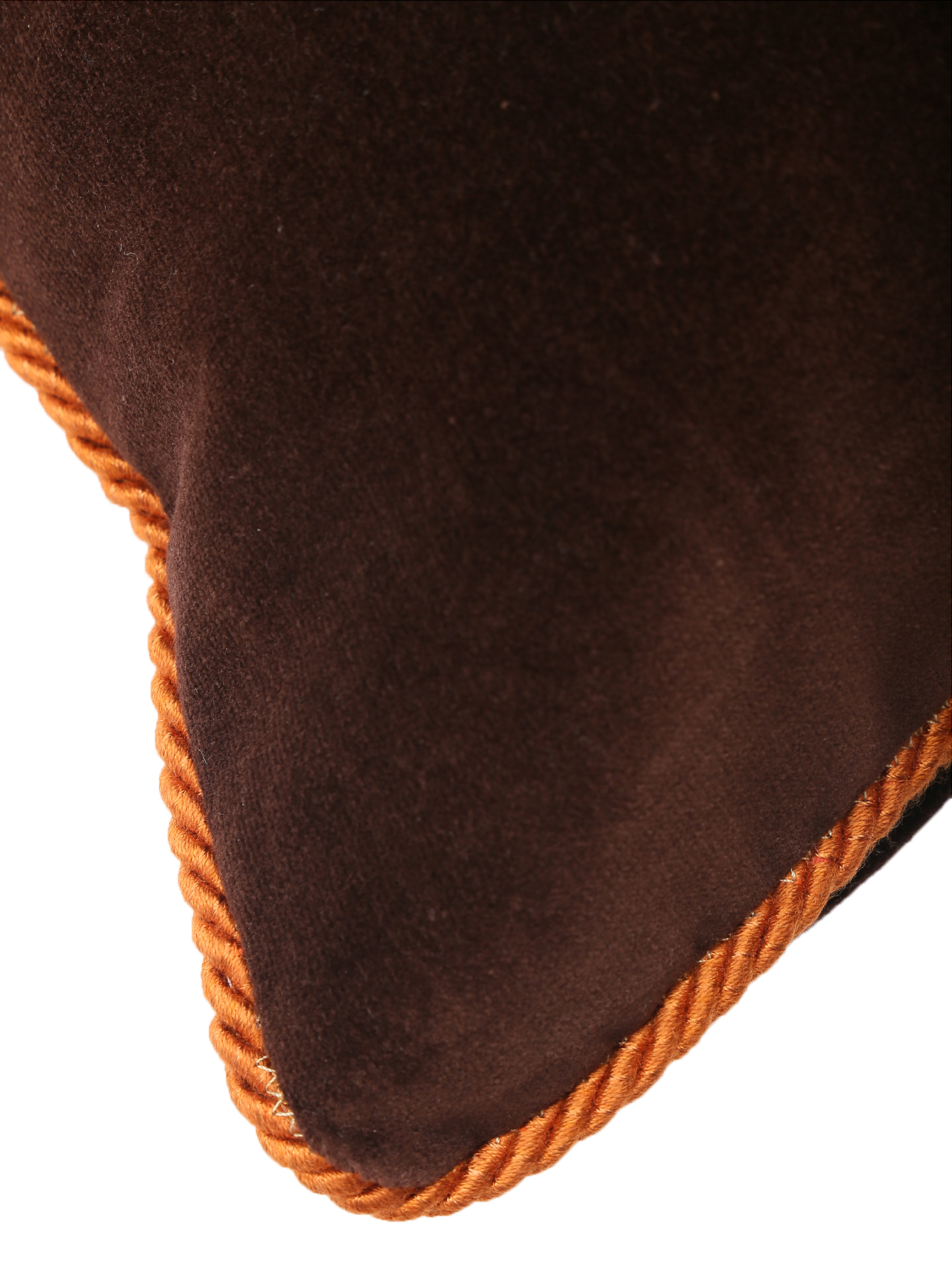 Подушка из бархата с вышивкой  - Деталь1