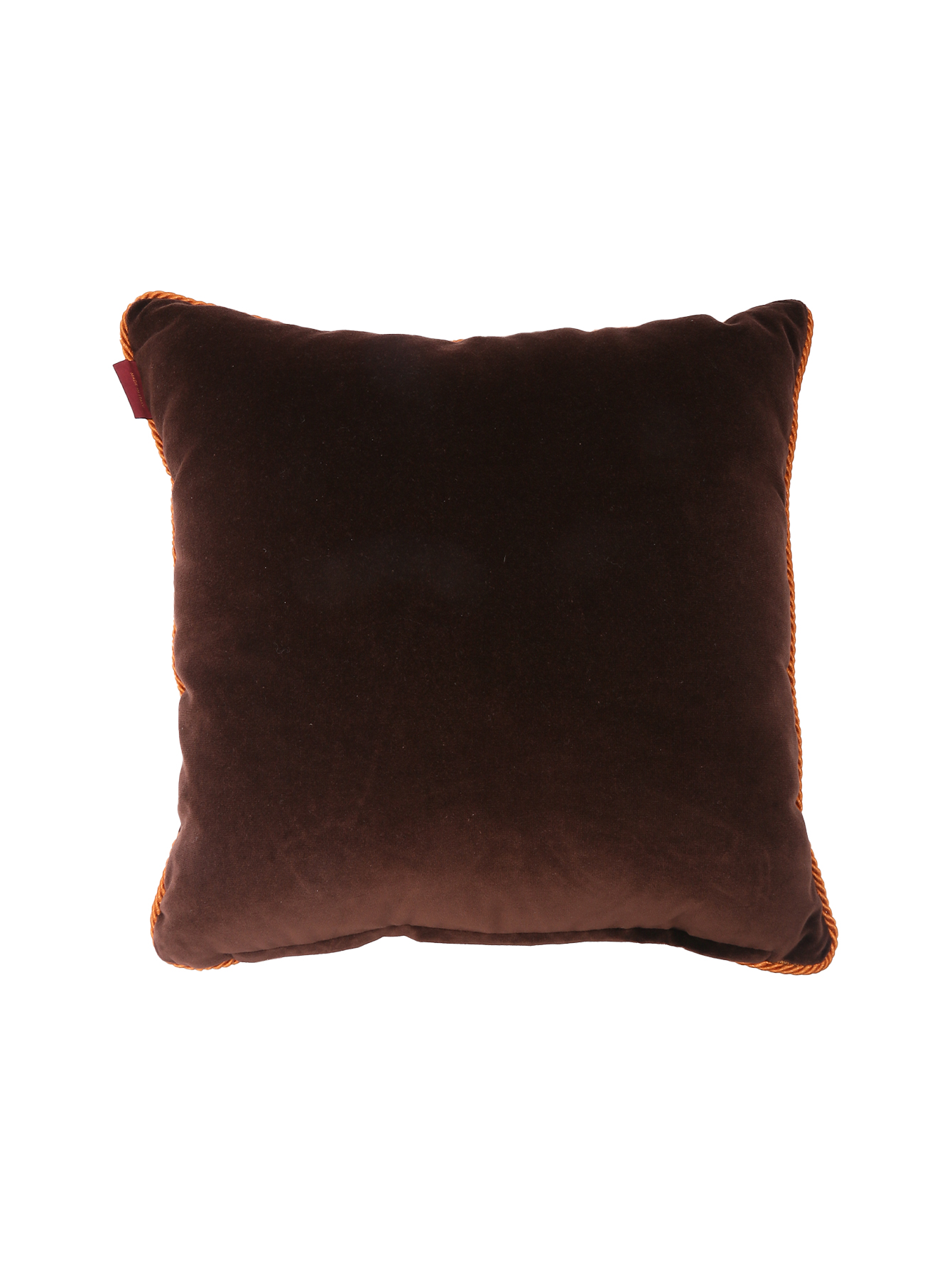 Подушка из бархата с вышивкой  - Обтравка1