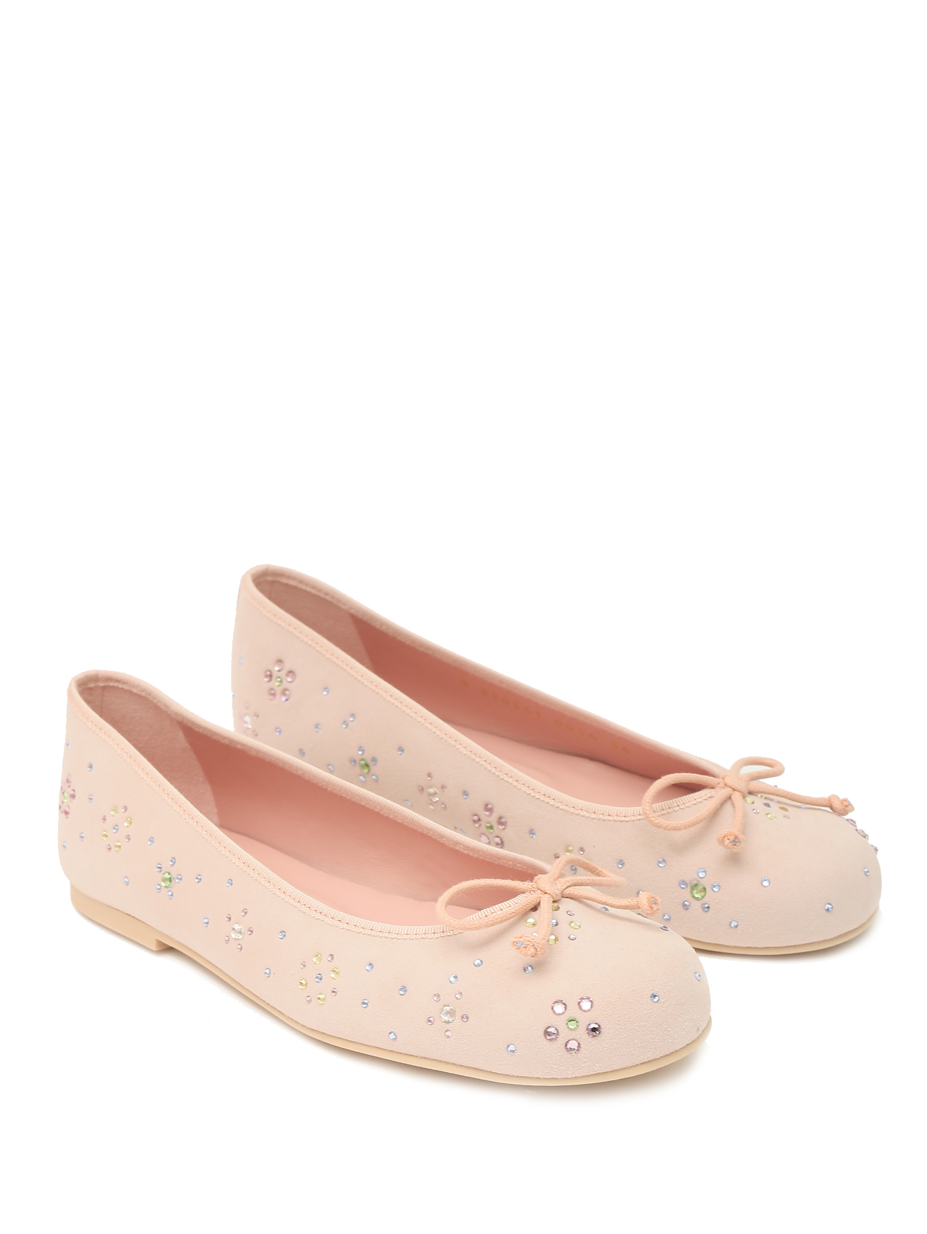 Балетки из замши с бантиками Pretty Ballerinas розовые (687954) купить по  цене 27 050 руб. в интернет-магазине ГУМ