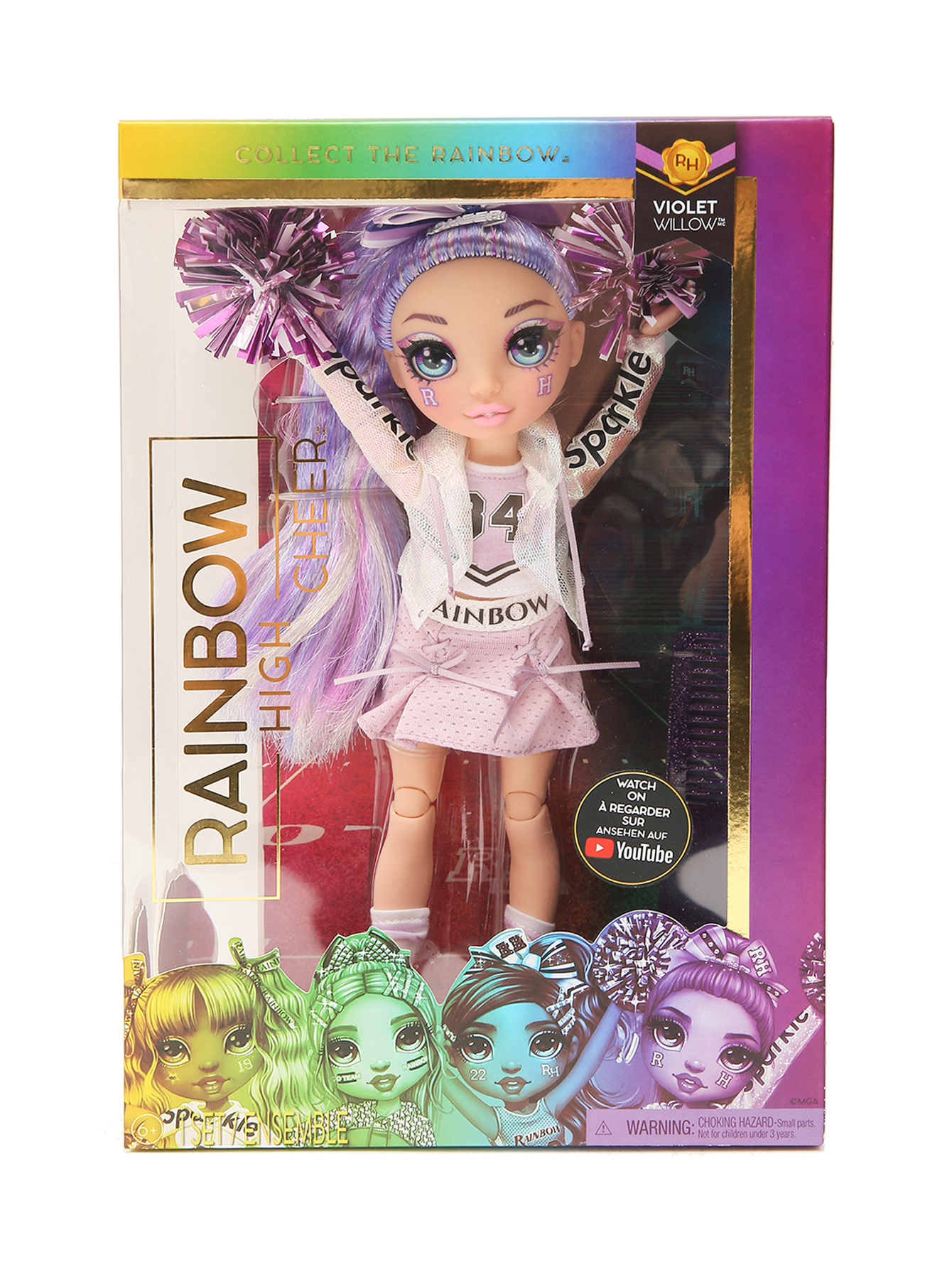 Игрушка Rainbow High Кукла Cheer Doll - Violet Wil - Общий вид