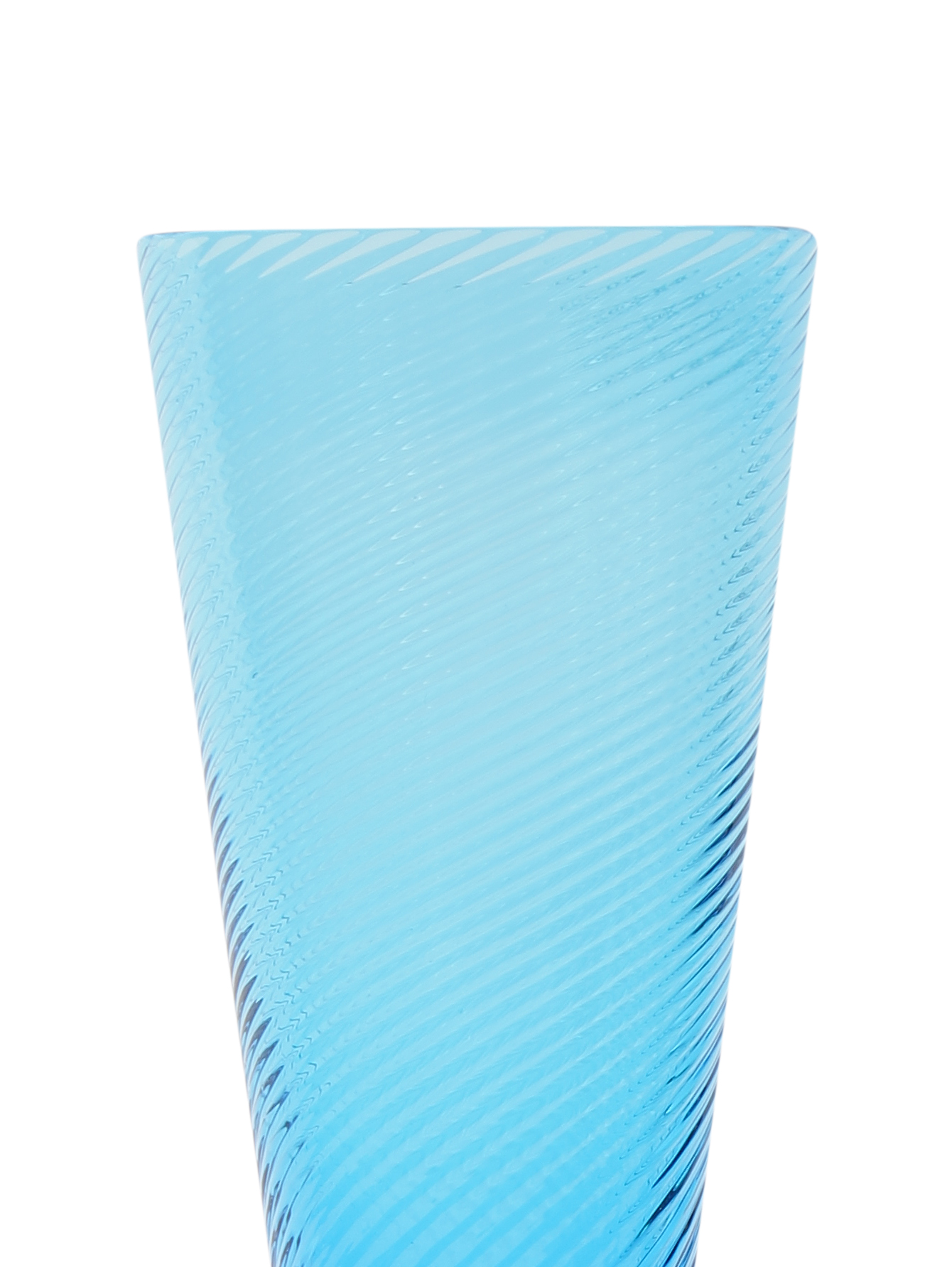 Бокал для шампанского из цветного стекла  - Деталь