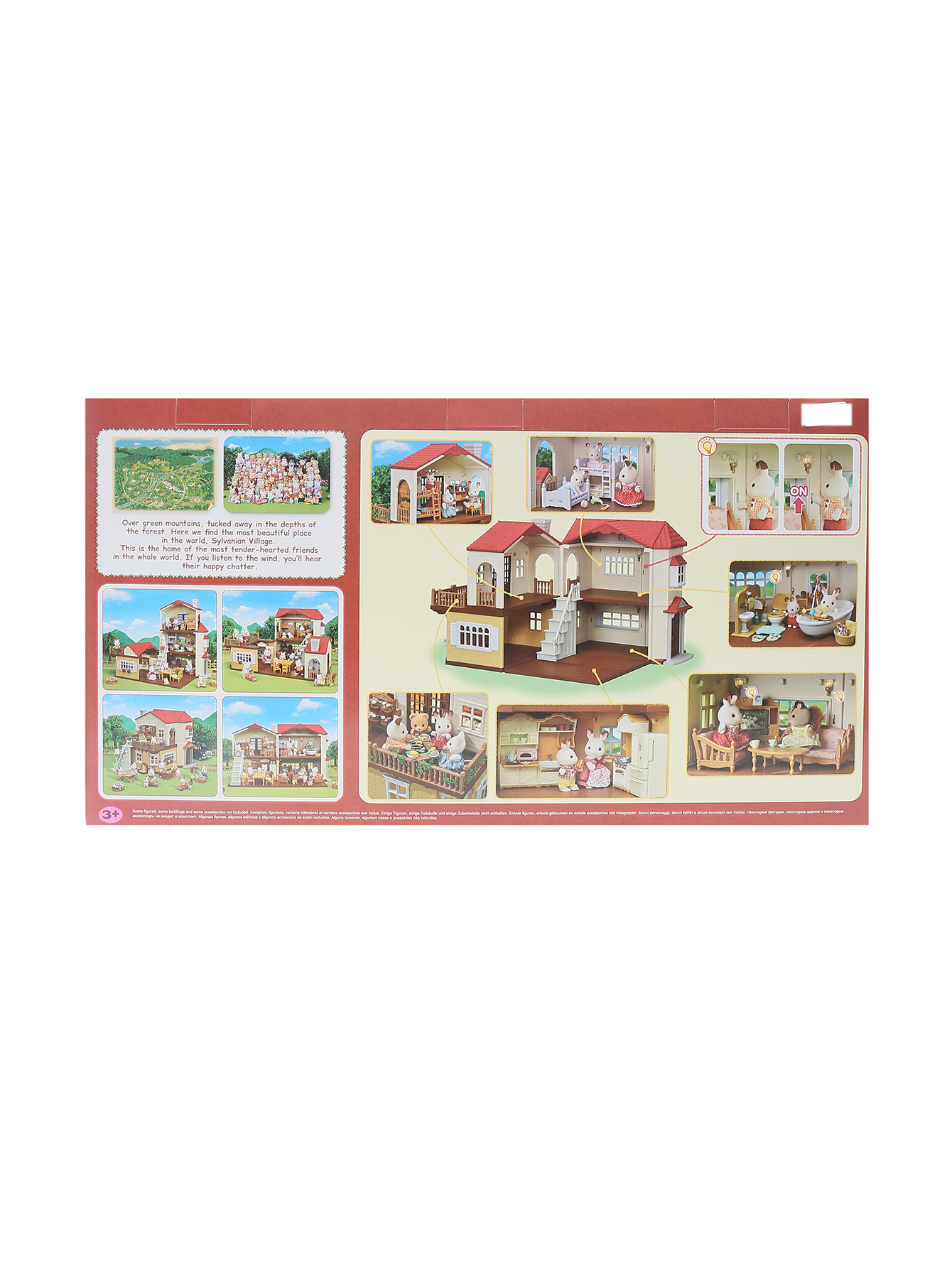 Большой дом со светом с Бельчатами Sylvanian Families мультиколор (690127)  купить по цене 26 400 руб. в интернет-магазине ГУМ