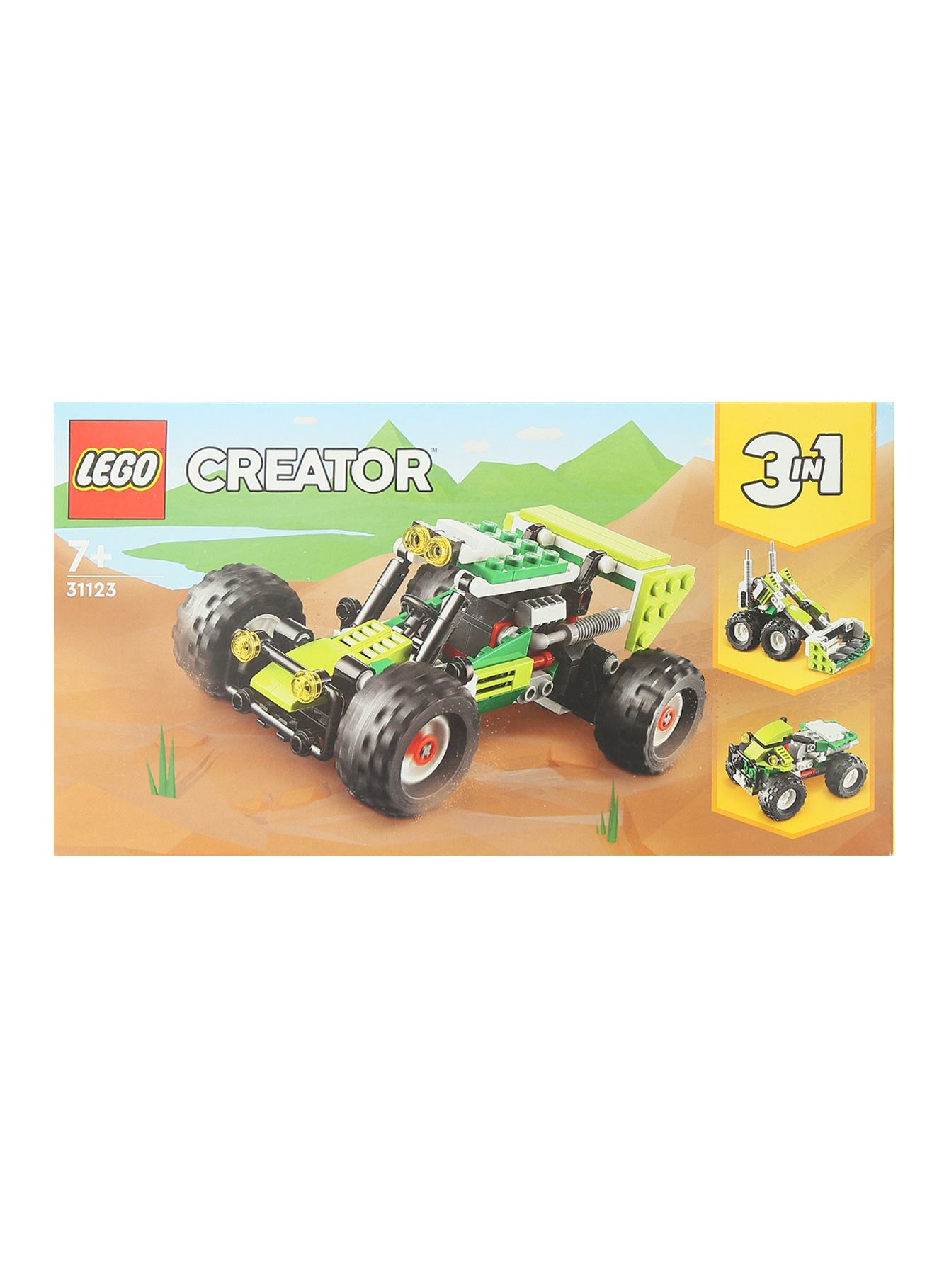 Конструктор lego creator 3 в 1 багги-внедорожник Lego зеленый (728541)  купить по цене 7 500 руб. в интернет-магазине ГУМ