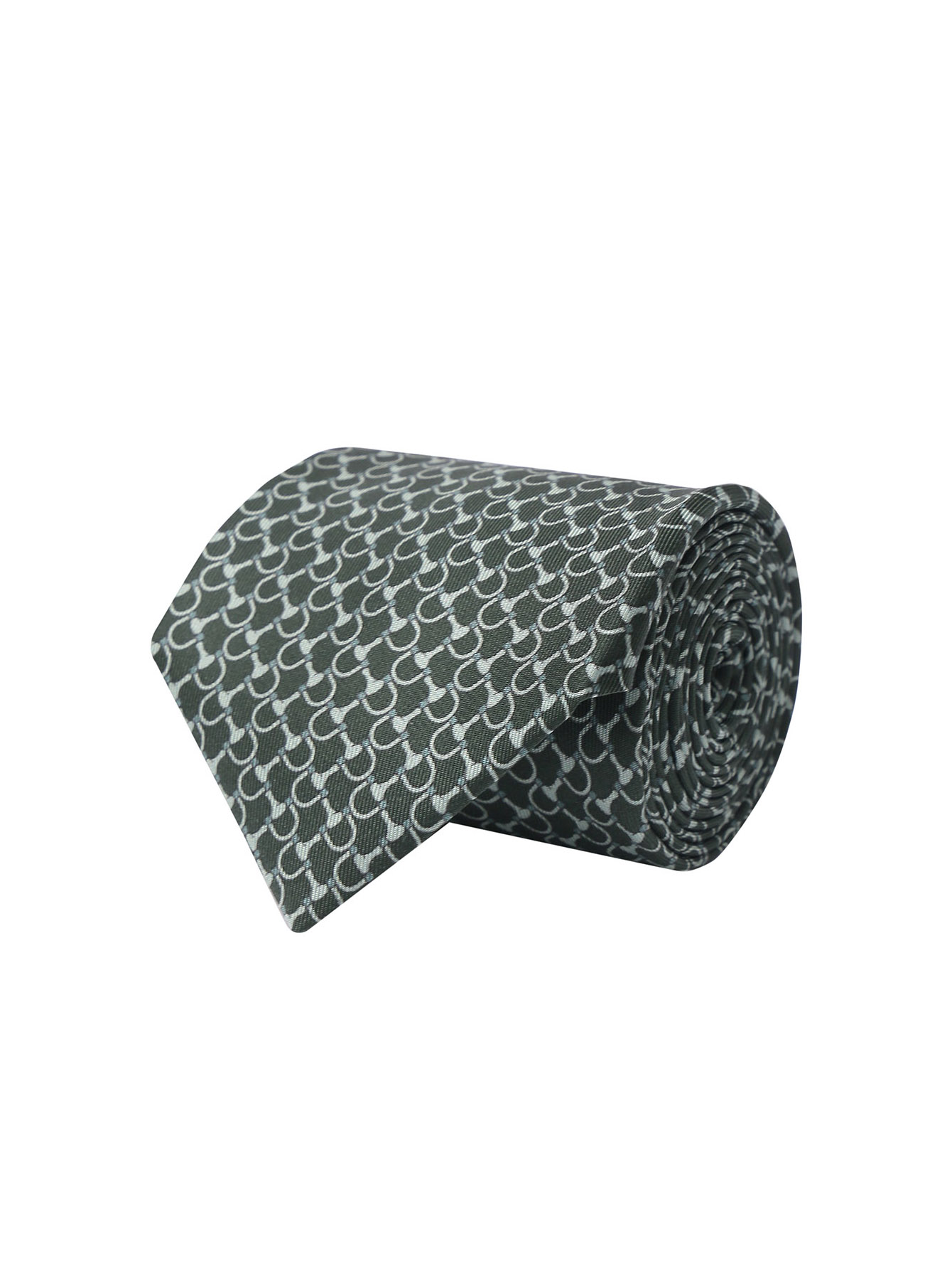 Галстук из шелка с узором - Общий вид