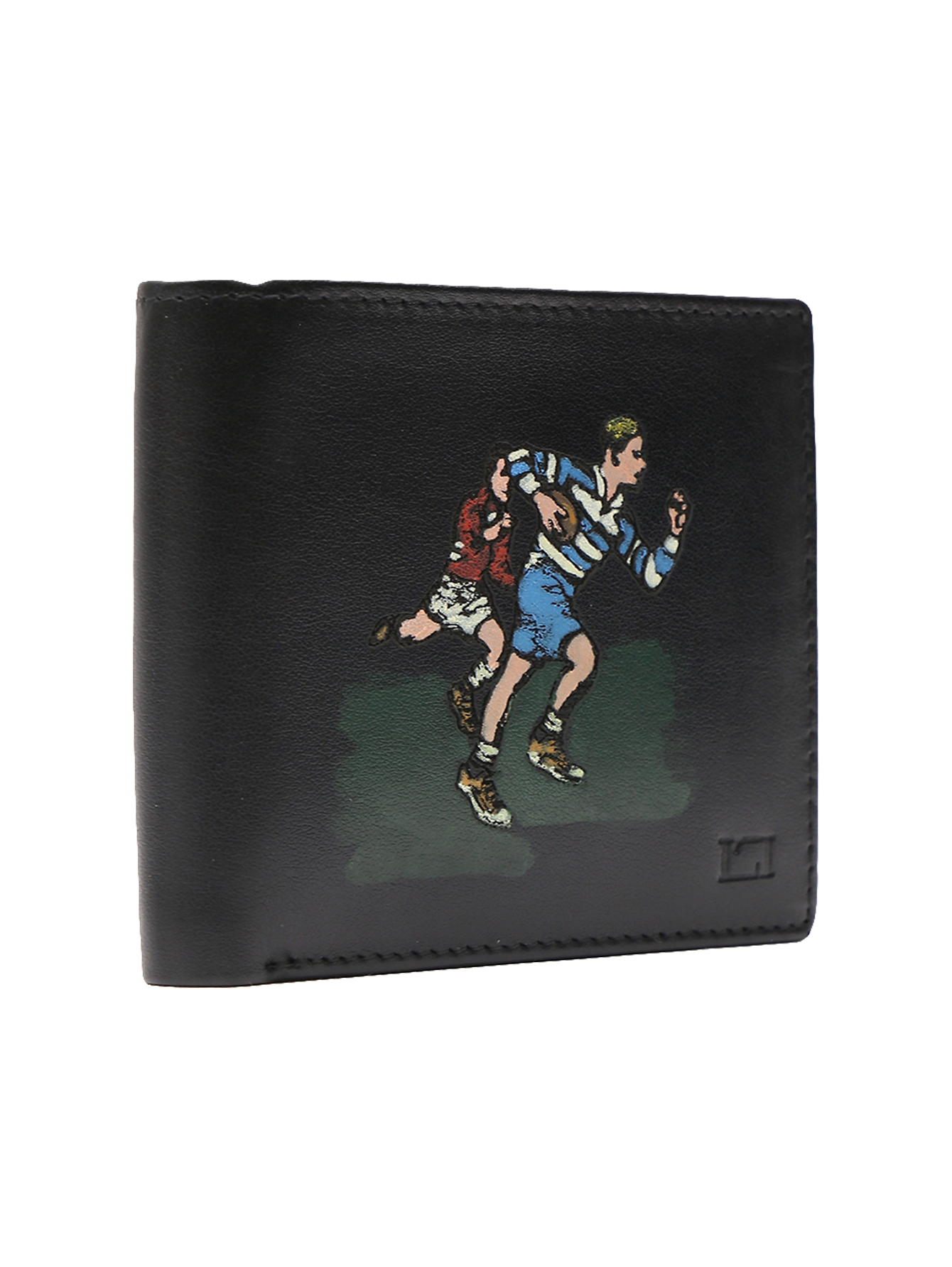 Портмоне из кожи с узором  - Обтравка1