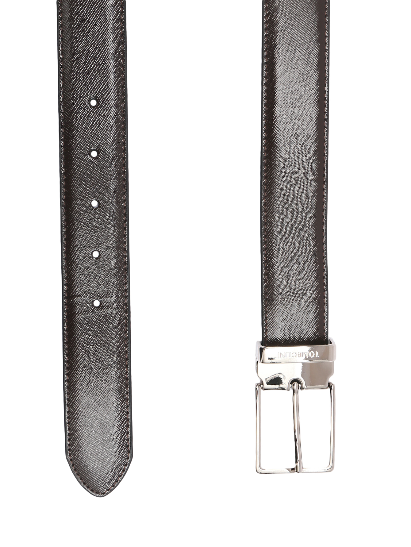 Ремень из кожи с металлической пряжкой - Деталь