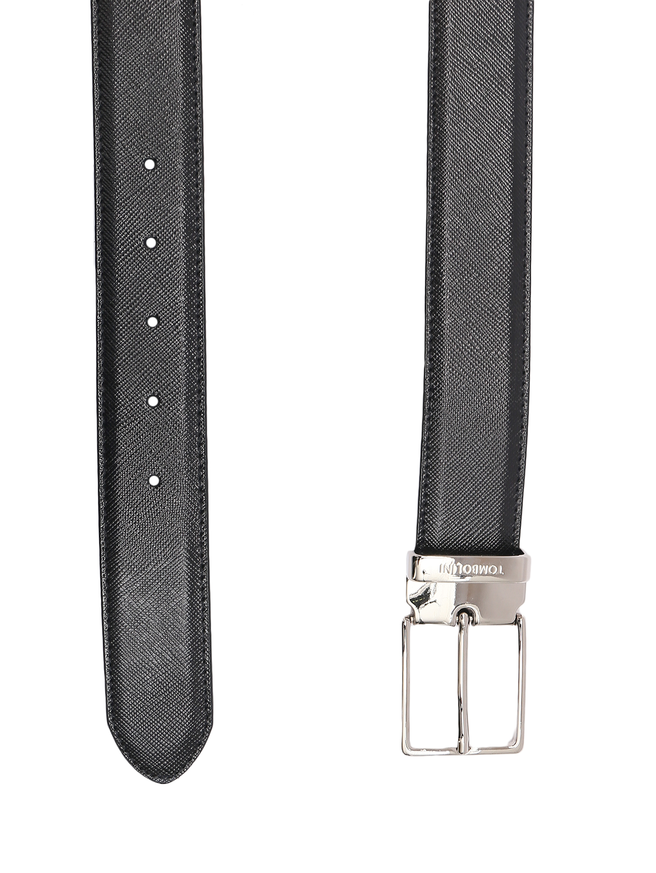 Ремень из кожи с металлической пряжкой - Деталь