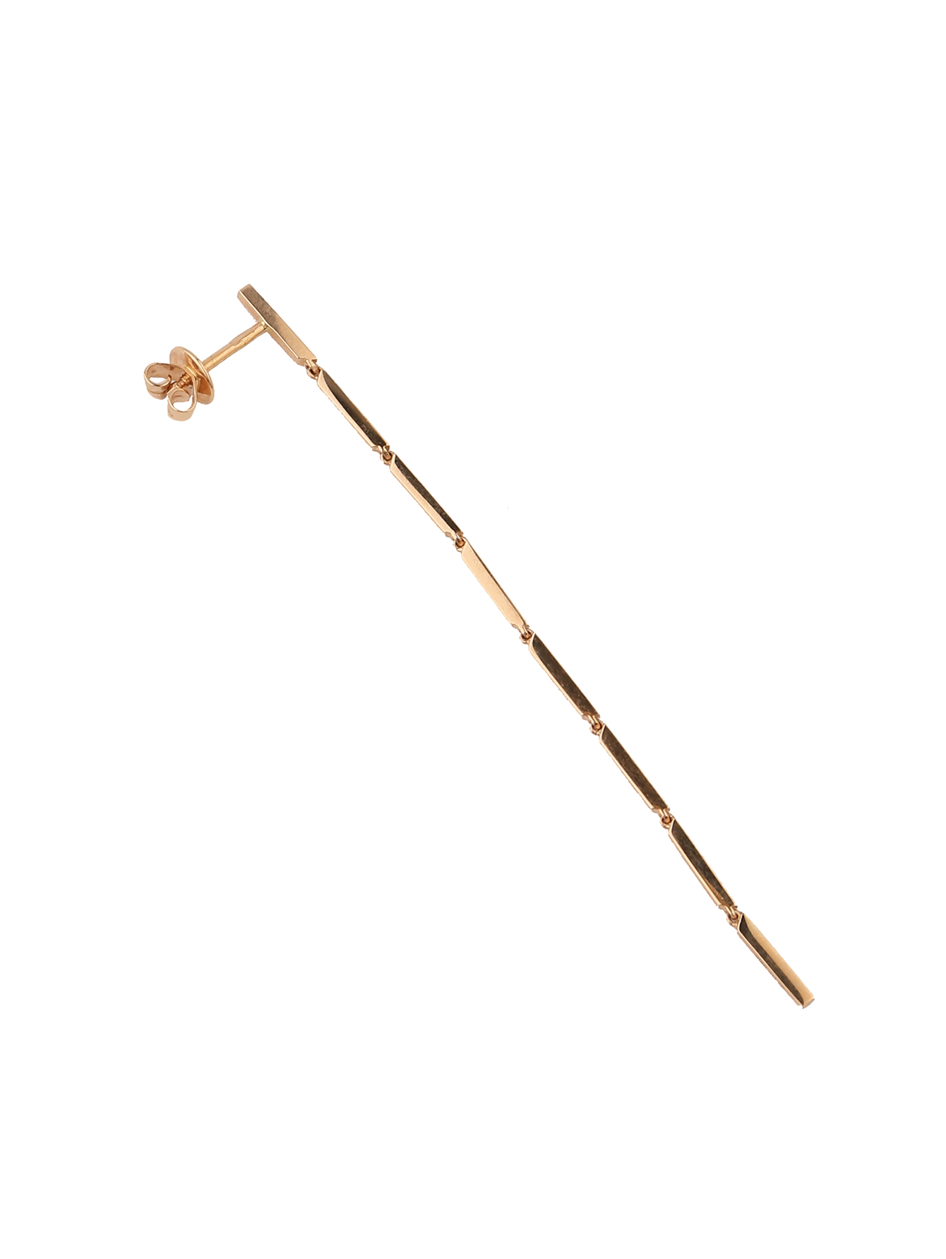 Серьга из розового золота - Обтравка1