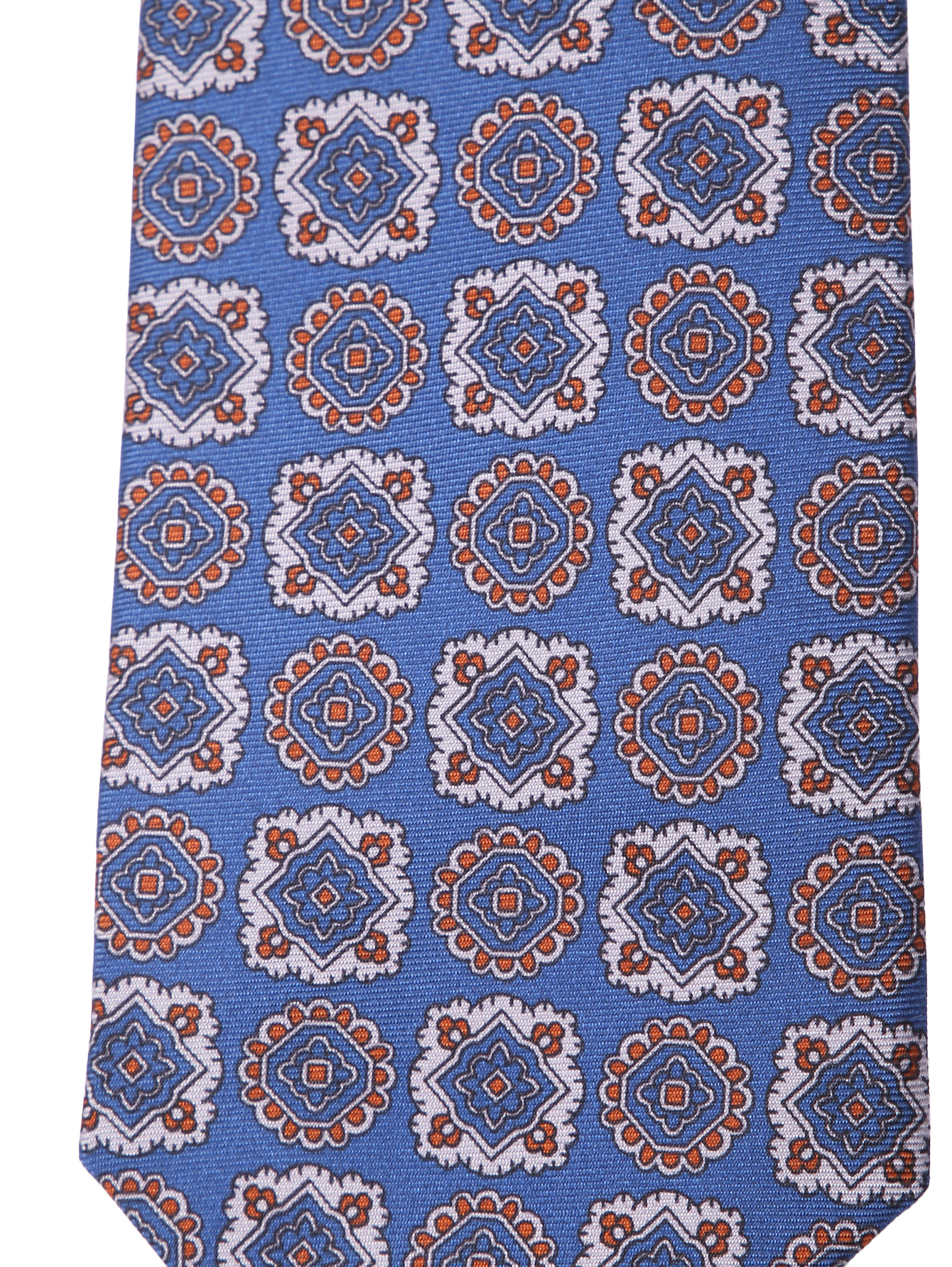 Галстук из шелка с узором - Деталь