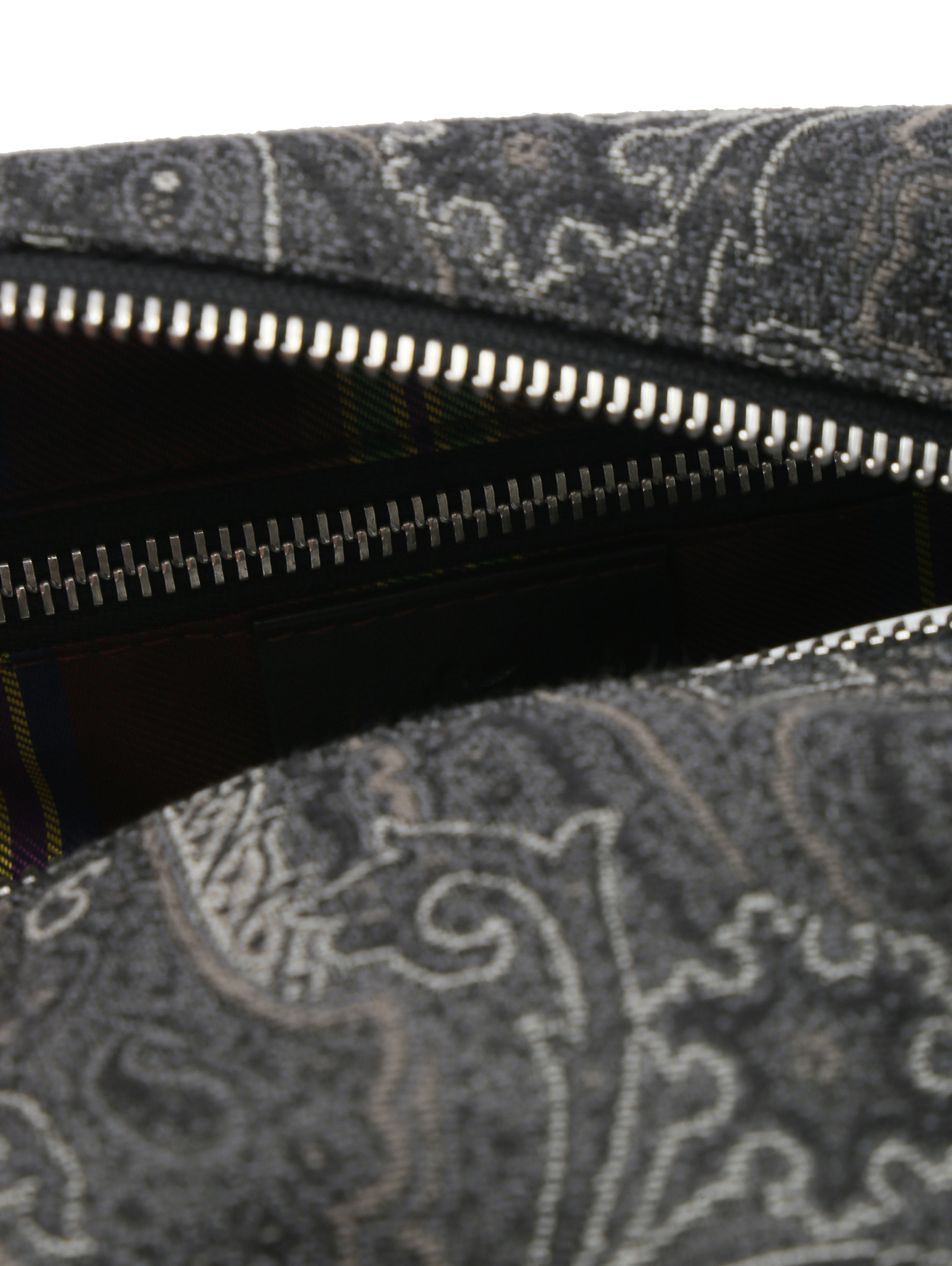 Косметичка из текстиля с узором пейсли - Деталь