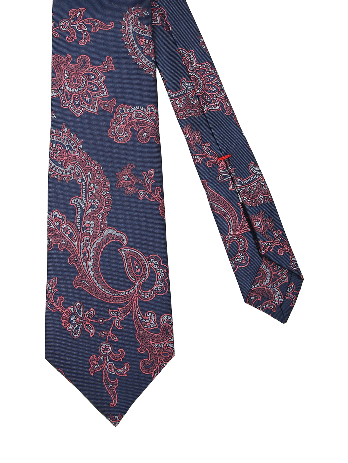 Галстук из шелка с узором - Общий вид