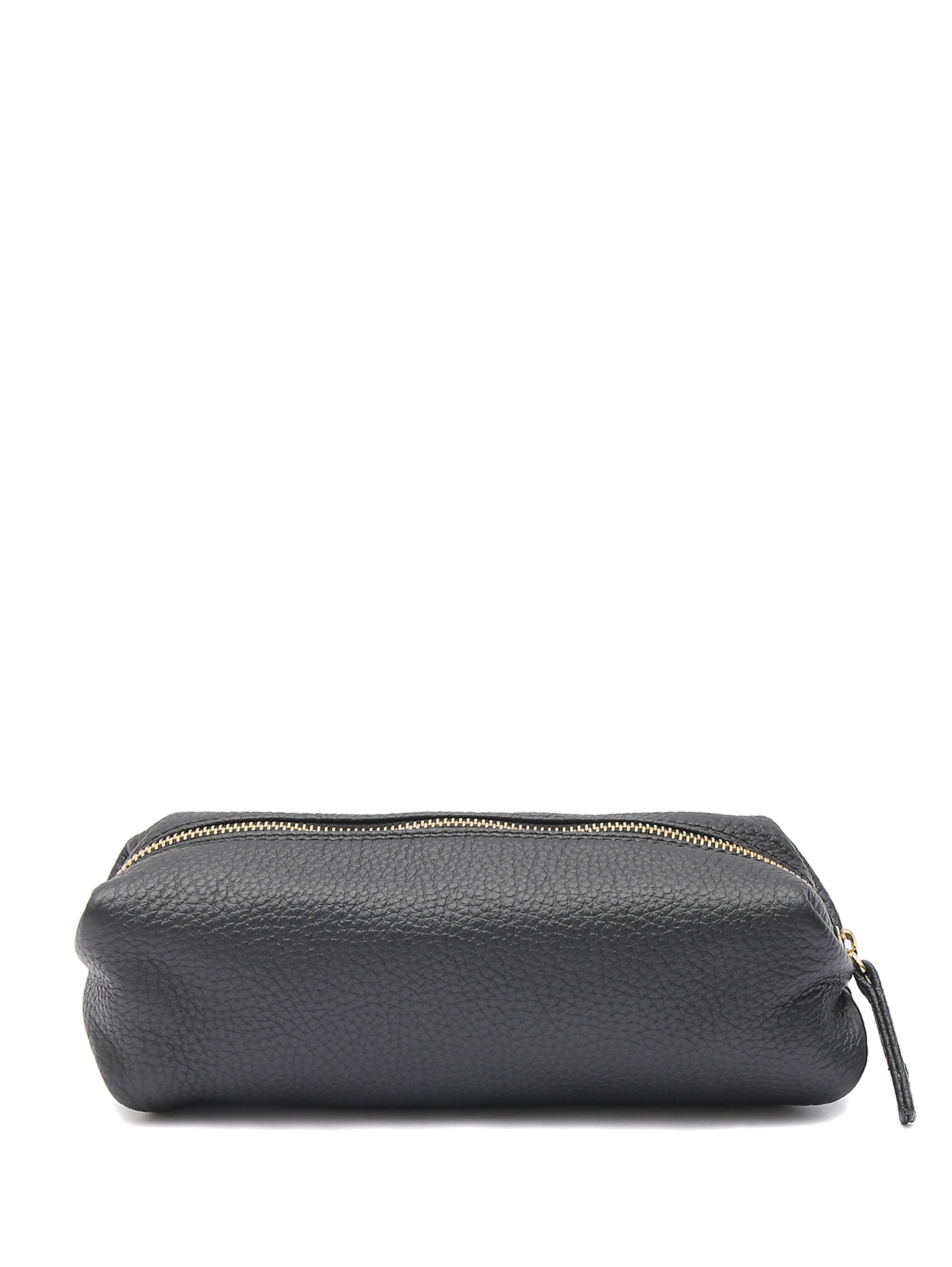 Косметичка из кожи на молнии  - Обтравка2