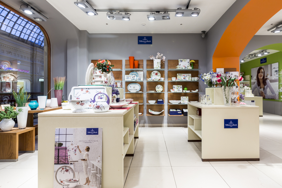 Villeroy & Boch in Moscow, fashion store, outlet