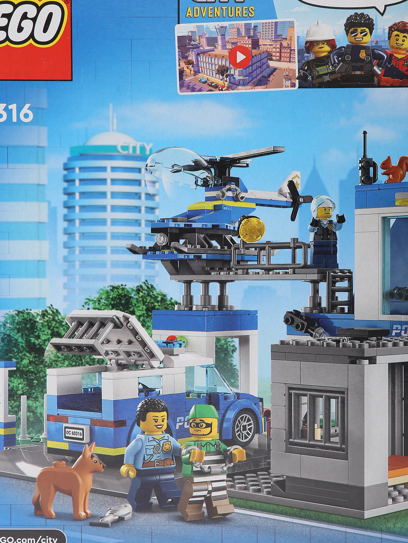 Конструктор LEGO City 60316: Полицейский участок