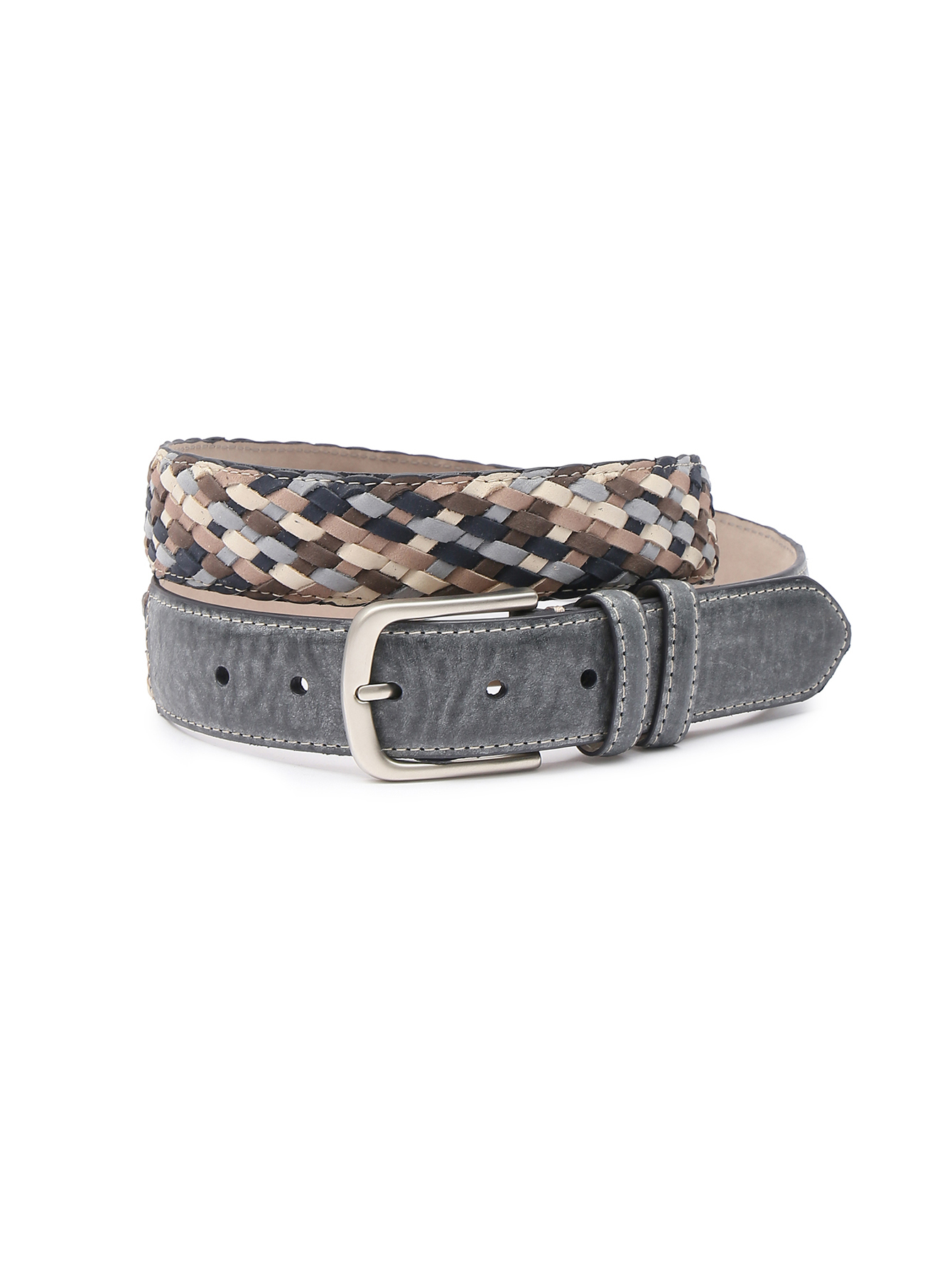 Плетеный ремень из кожи - Общий вид