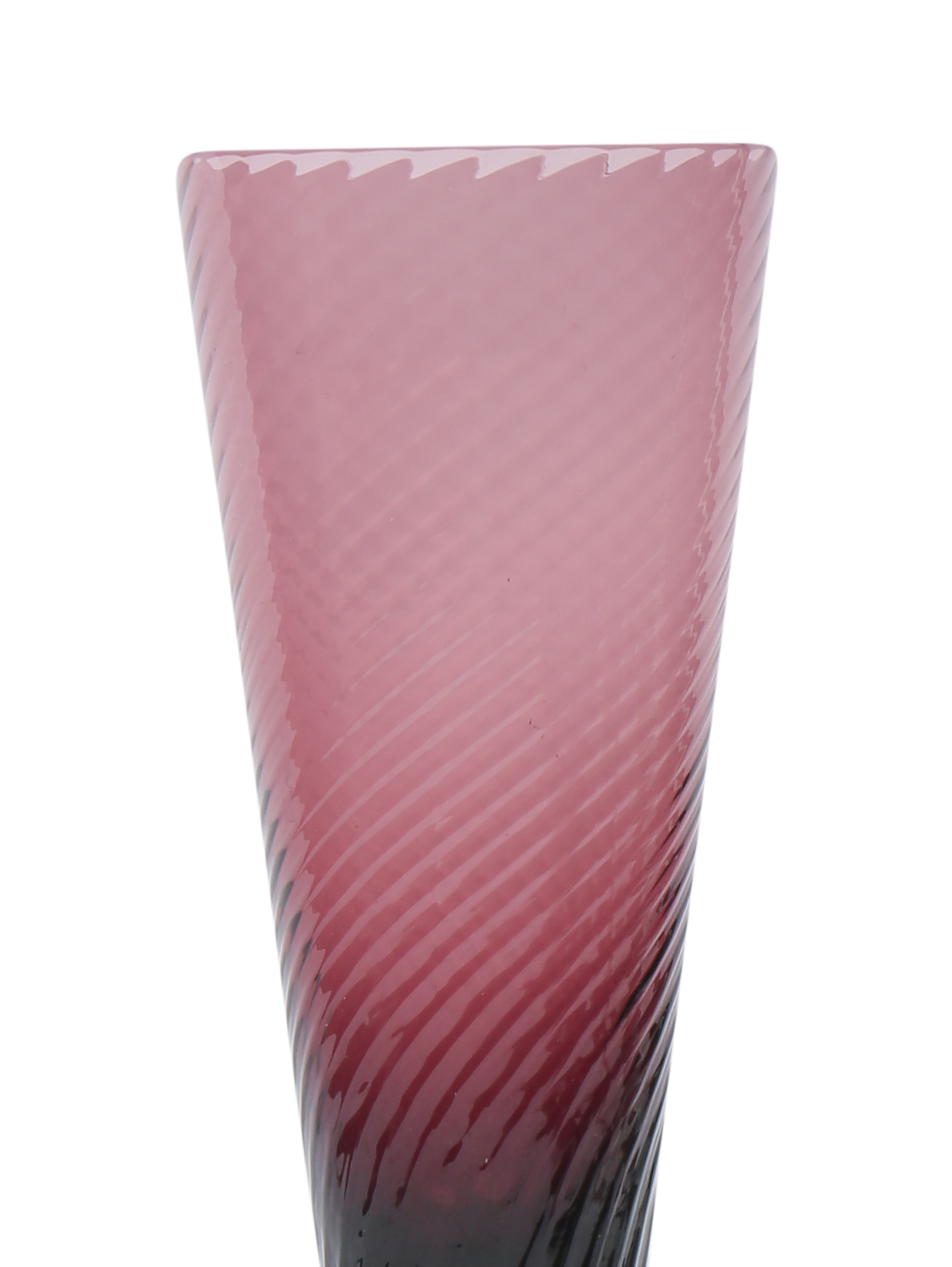 Бокал для шампанского из цветного стекла - Деталь