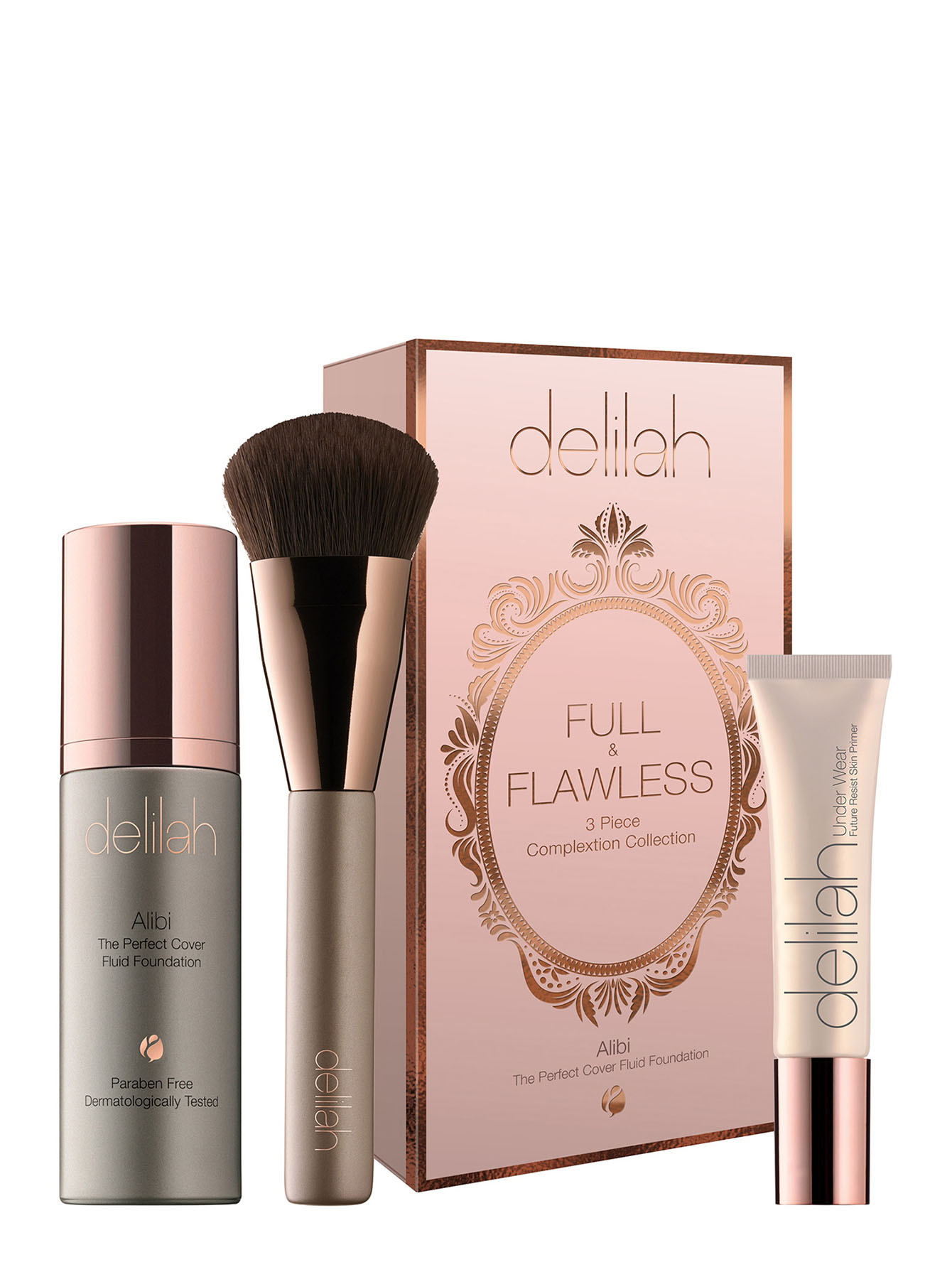  Набор средств макияжа для лица Alibi Full & Flawless, Lily, 3 шт - Общий вид