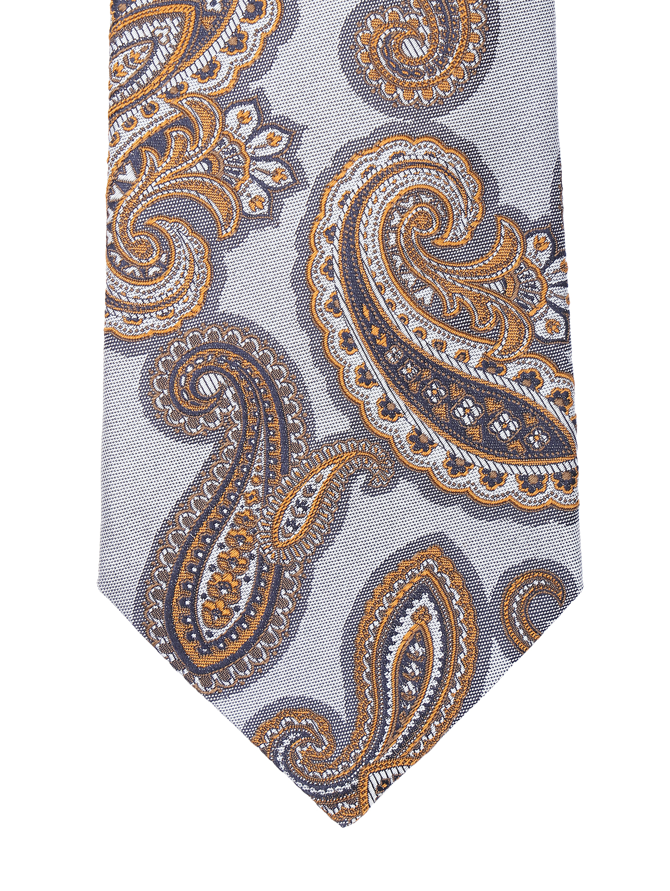 Шелковый галстук с узором - Деталь