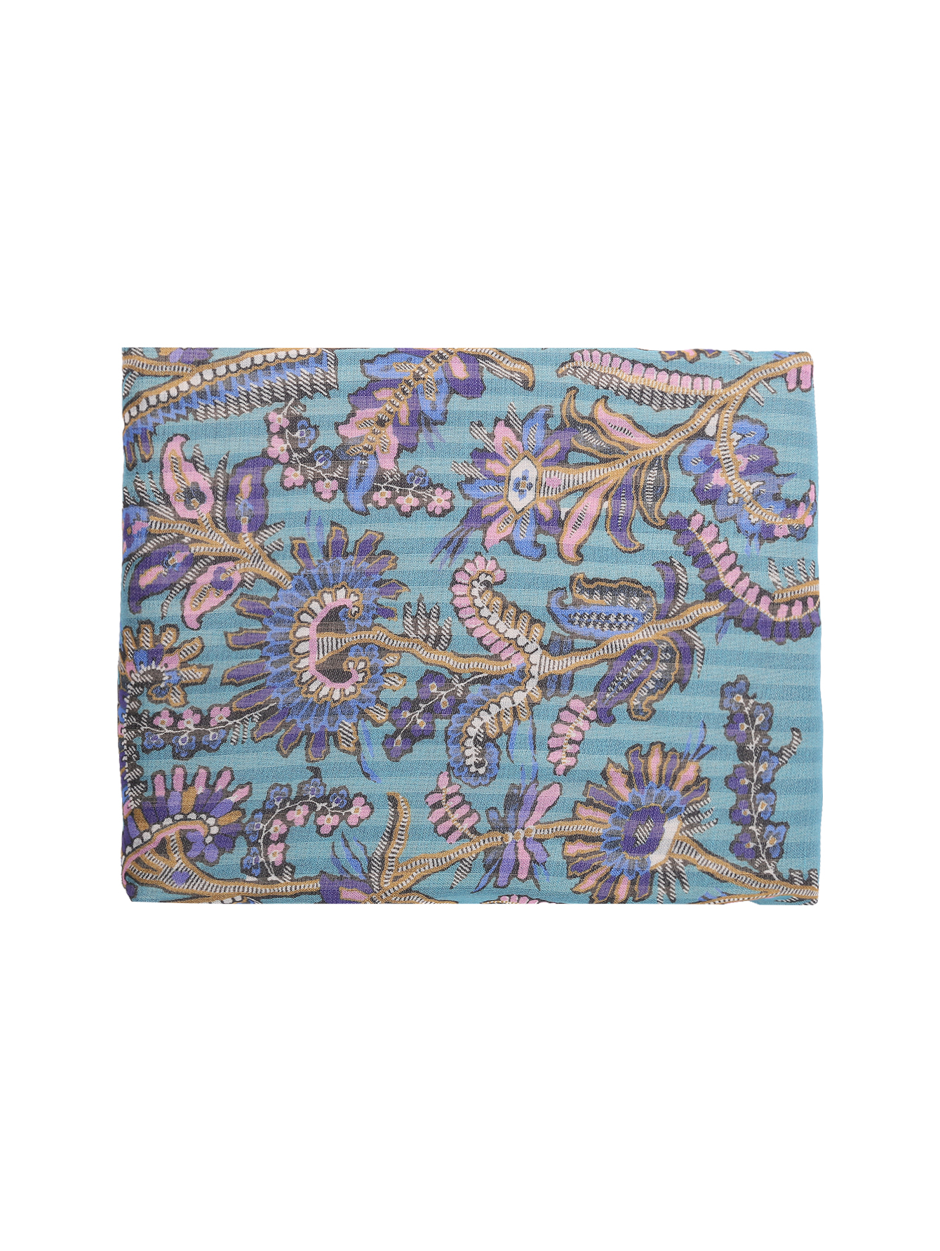 Шарф с узором и бахромой  - Общий вид