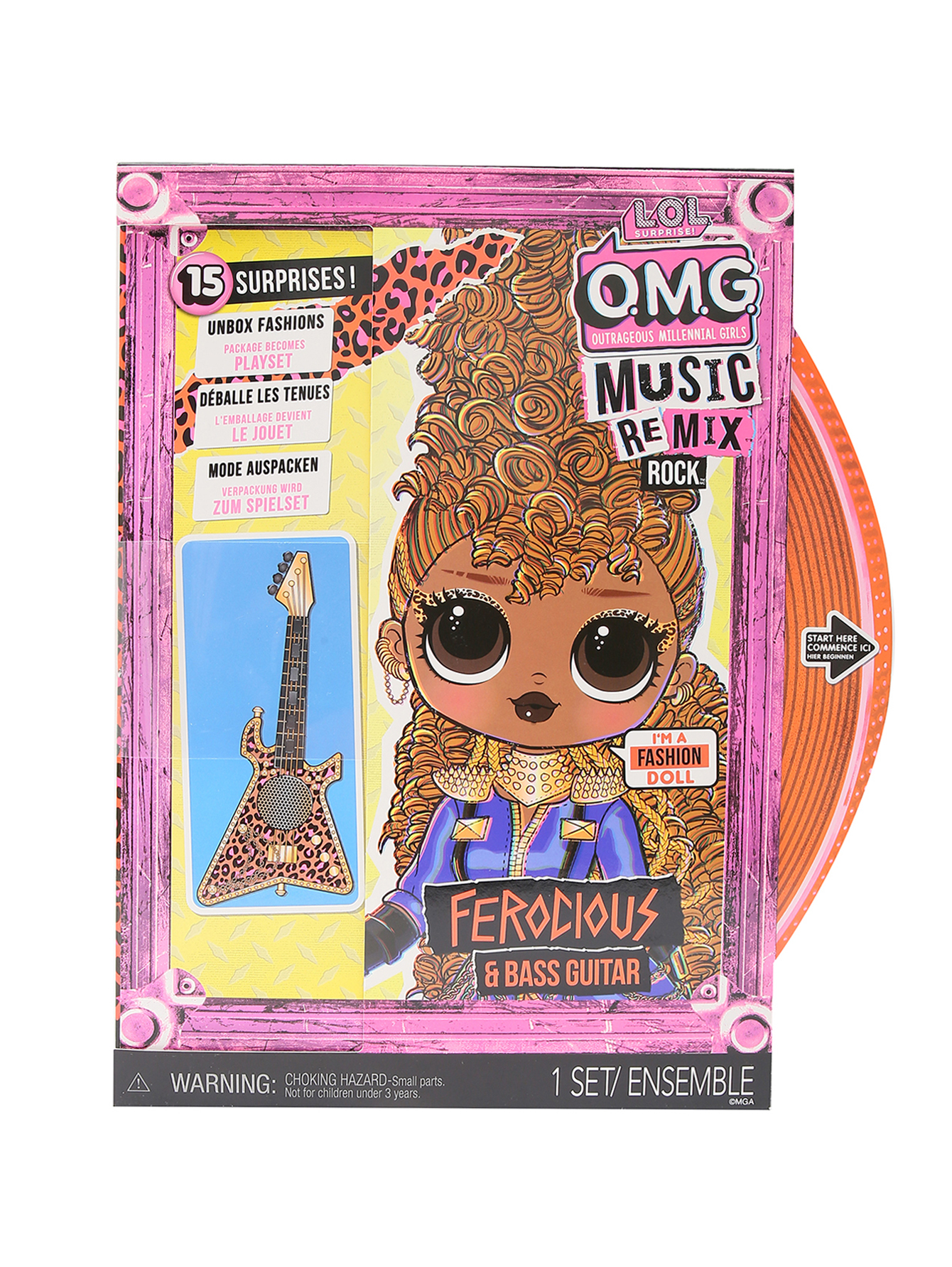 Игрушка L.O.L. Surprise Кукла OMG Remix Rock- Fero - Общий вид