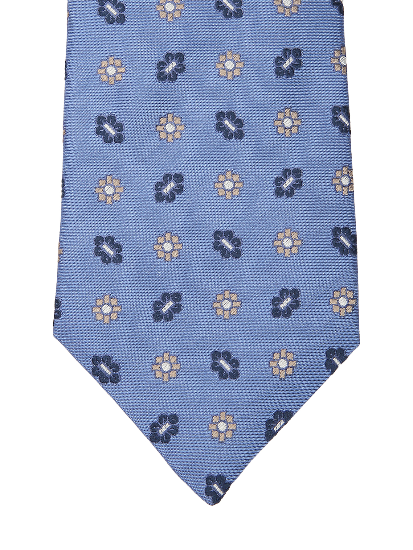 Галстук из шелка с узором - Деталь