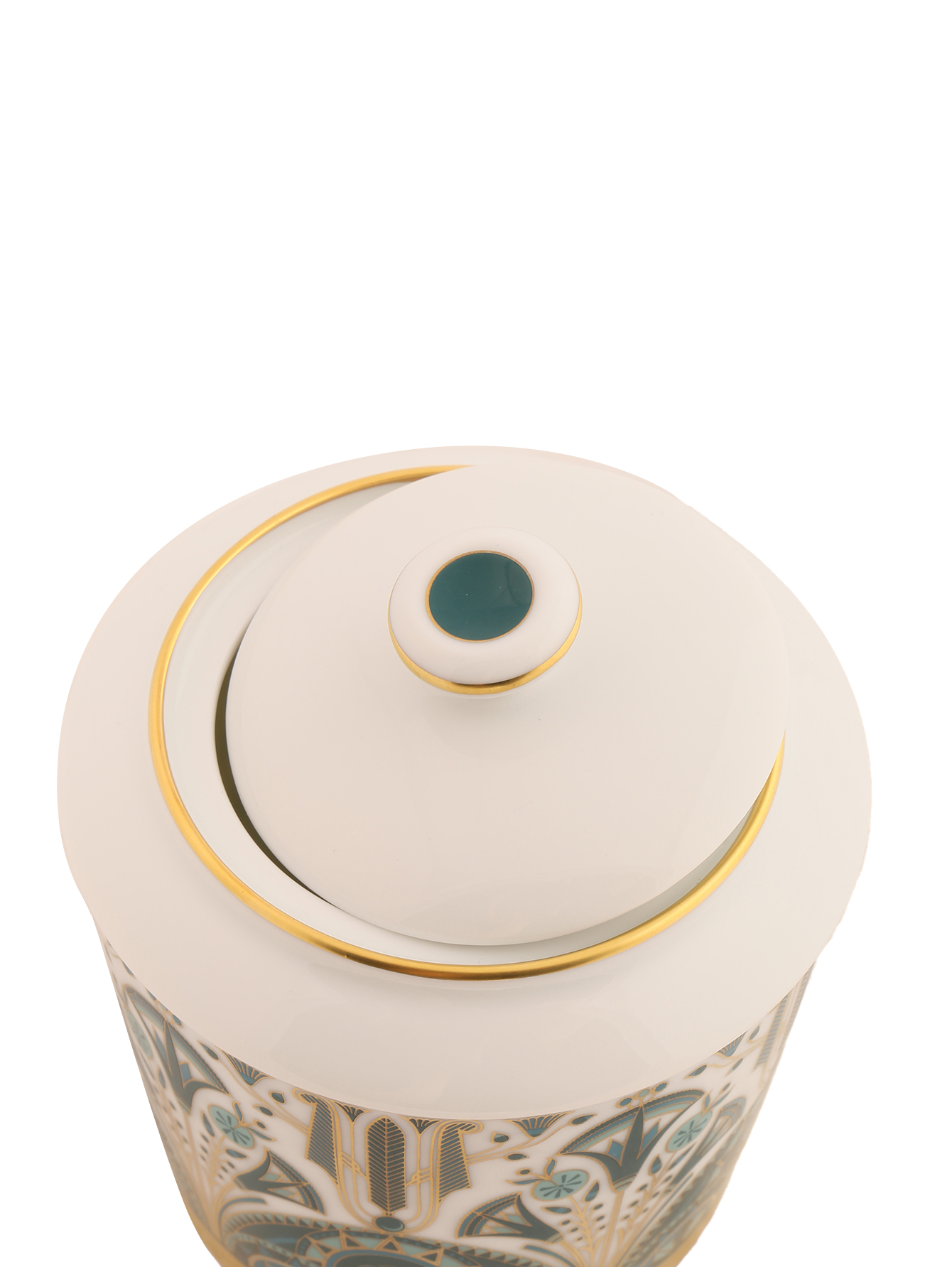 Сахарница из фарфора с узором - Деталь