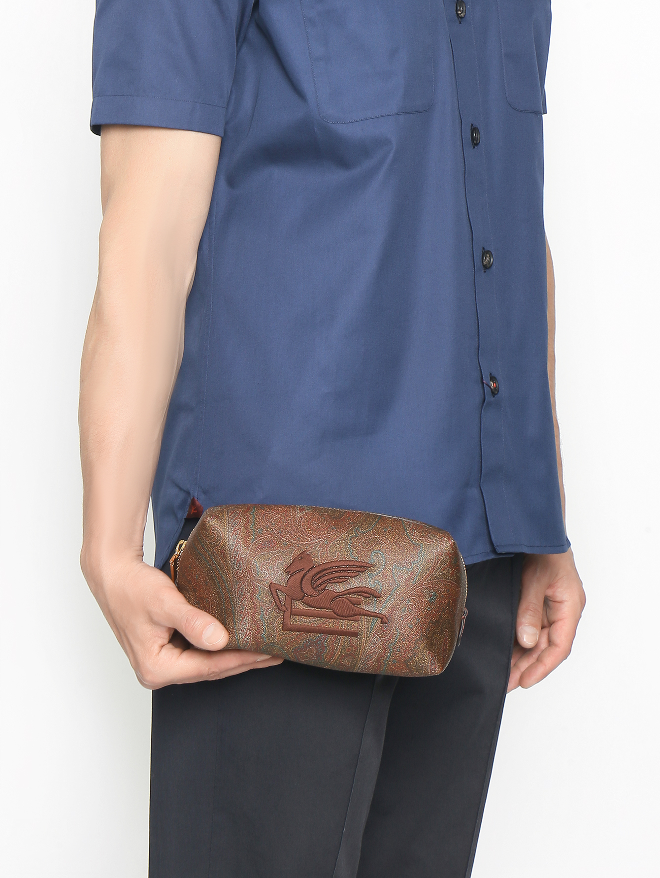 Косметичка с узором пейсли - МодельОбщийВид